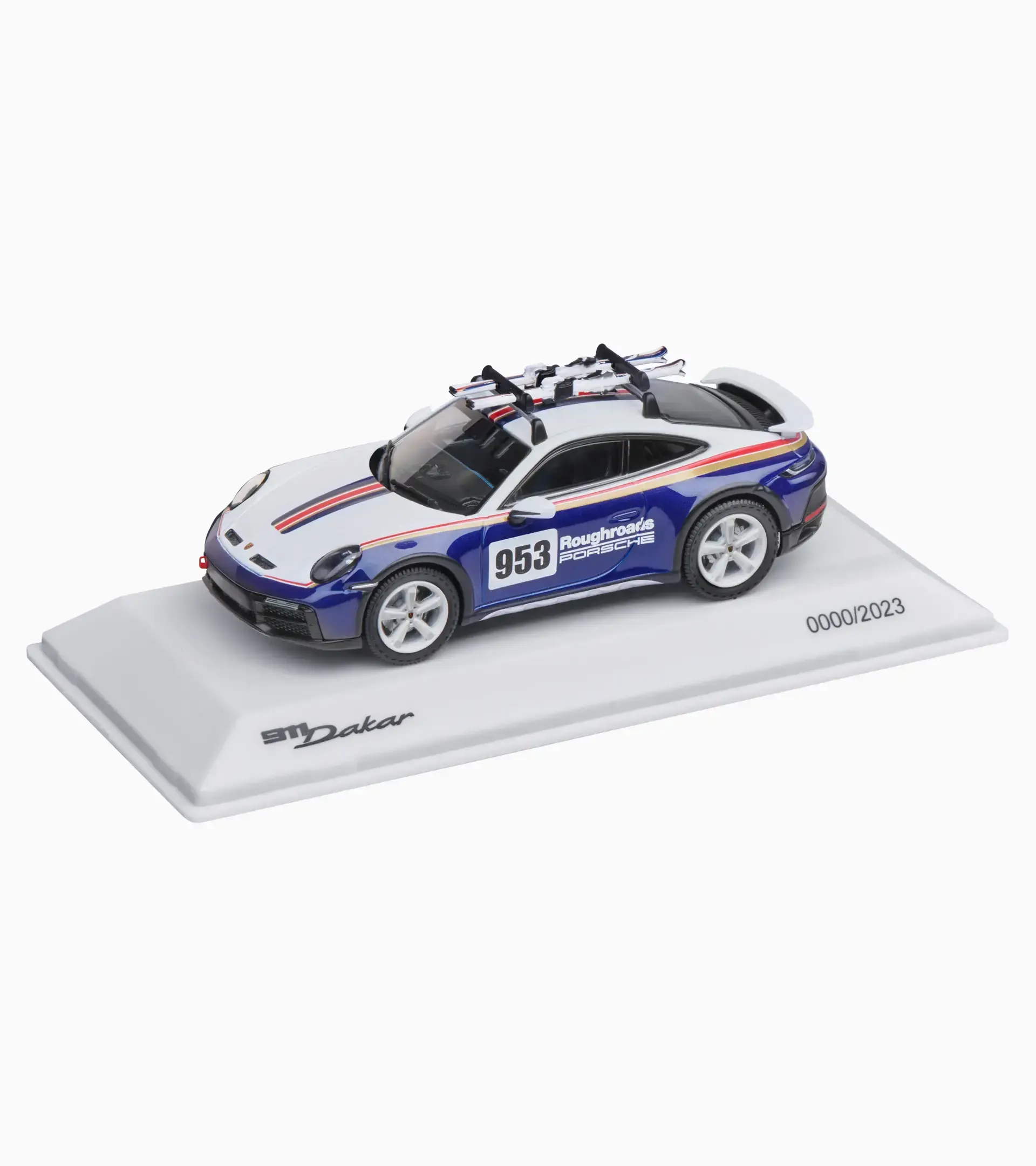 Porsche 911 Dakar (992) with skis – Christmas – Ltd. | PORSCHE SHOP