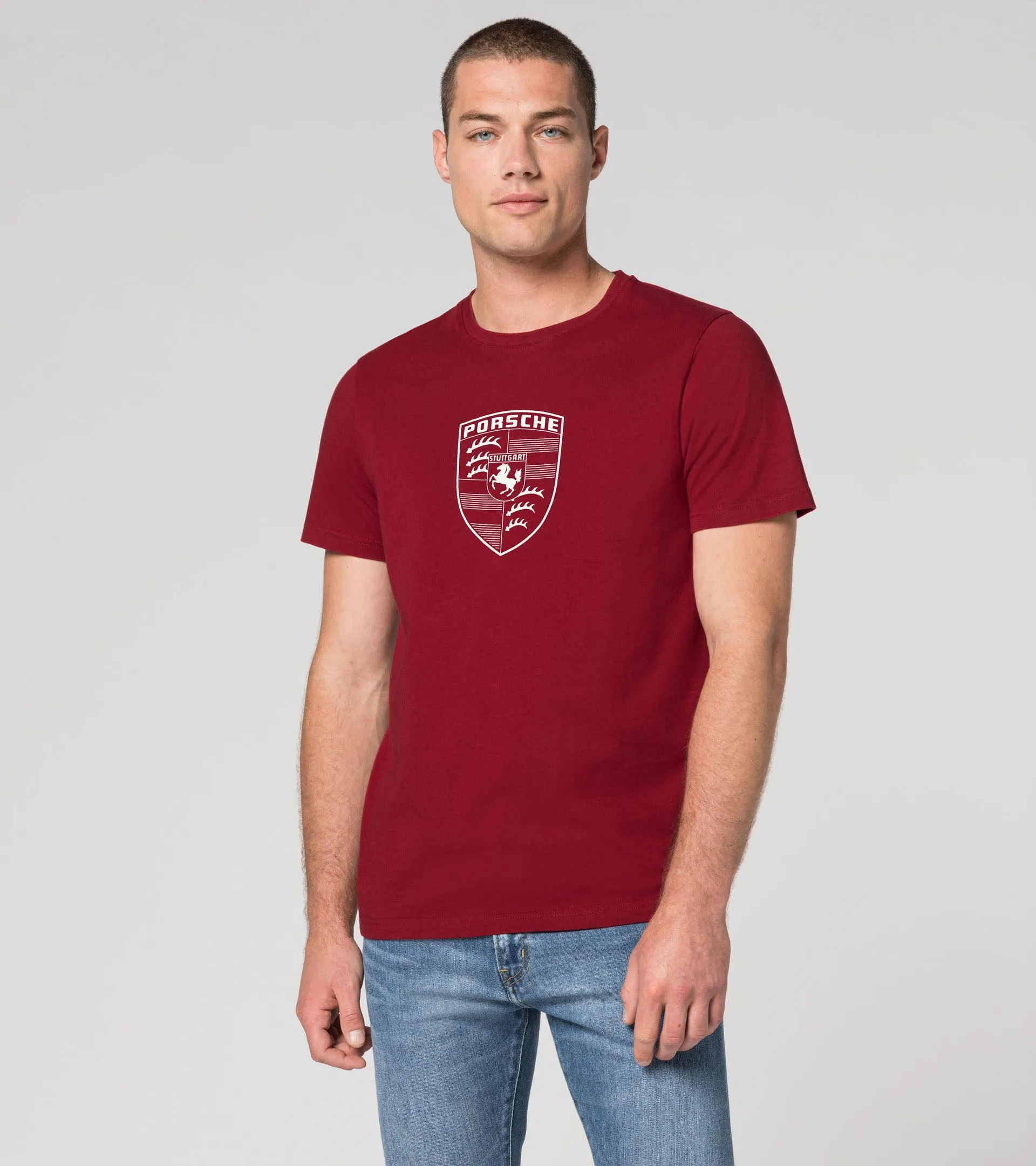 Crest T-shirt Essential - | SHOP PORSCHE