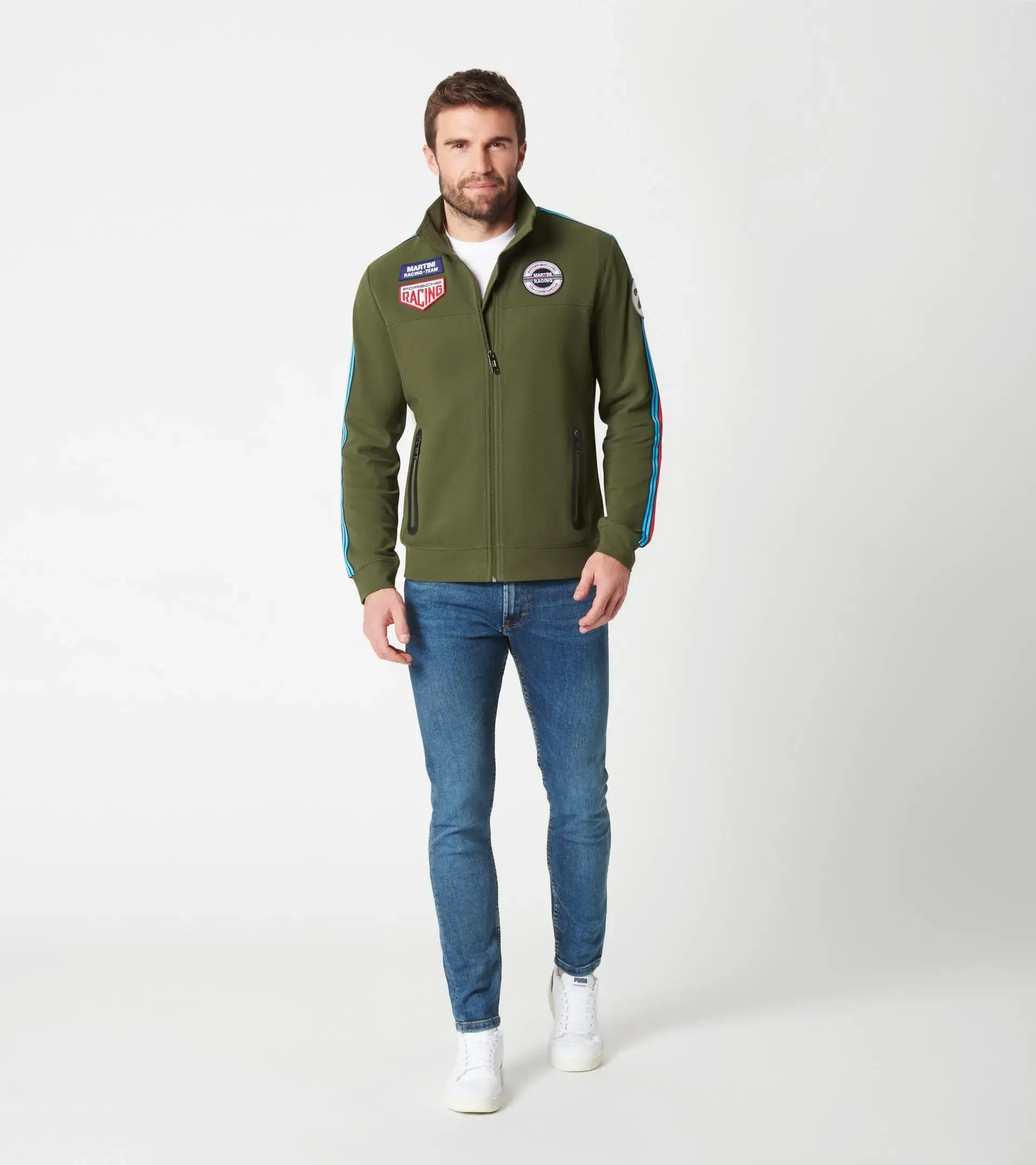 Zip-up sweatshirt jacket – MARTINI RACING® | PORSCHE SHOP