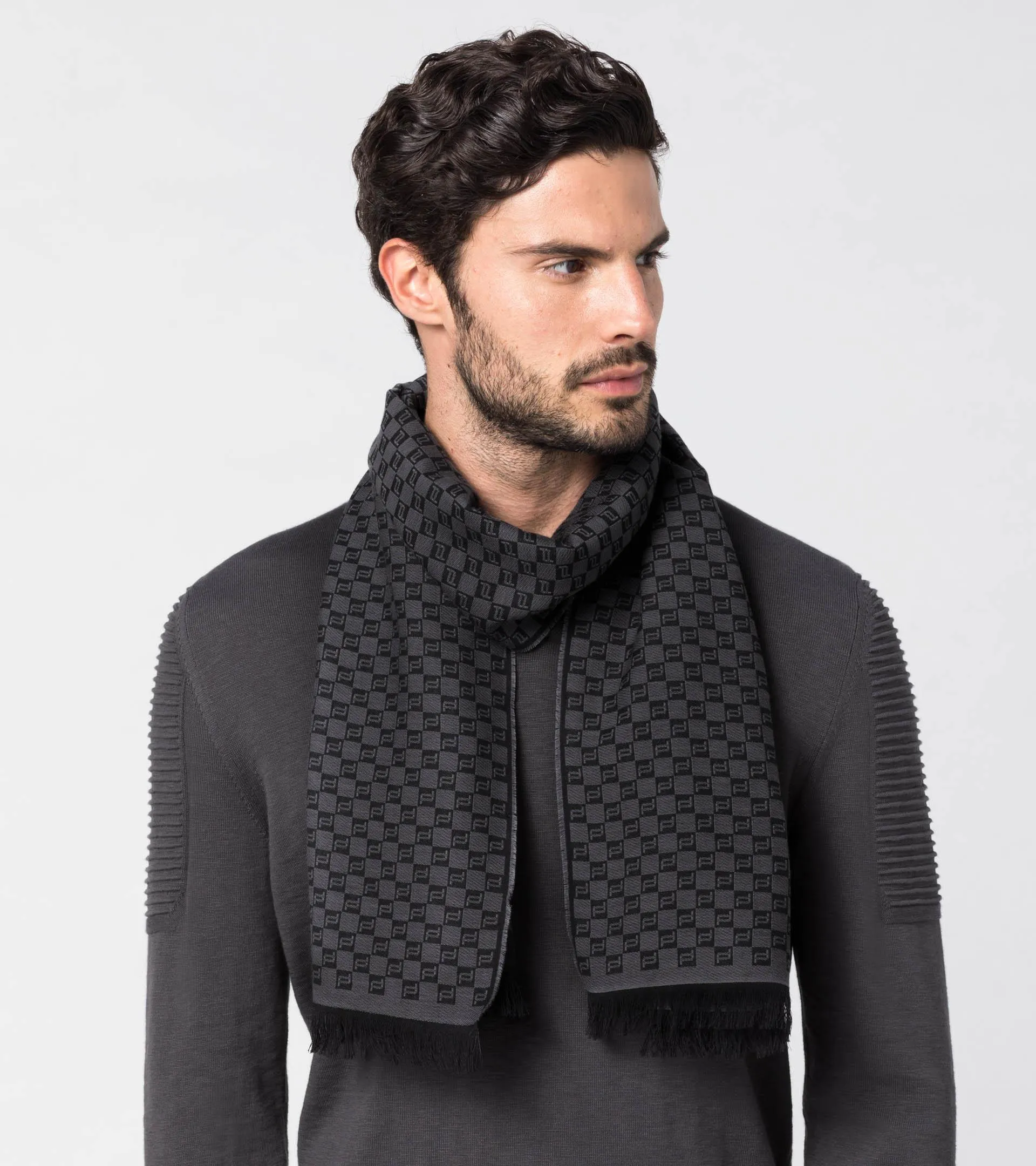 Luxe PD-Icon Chequered Scarf