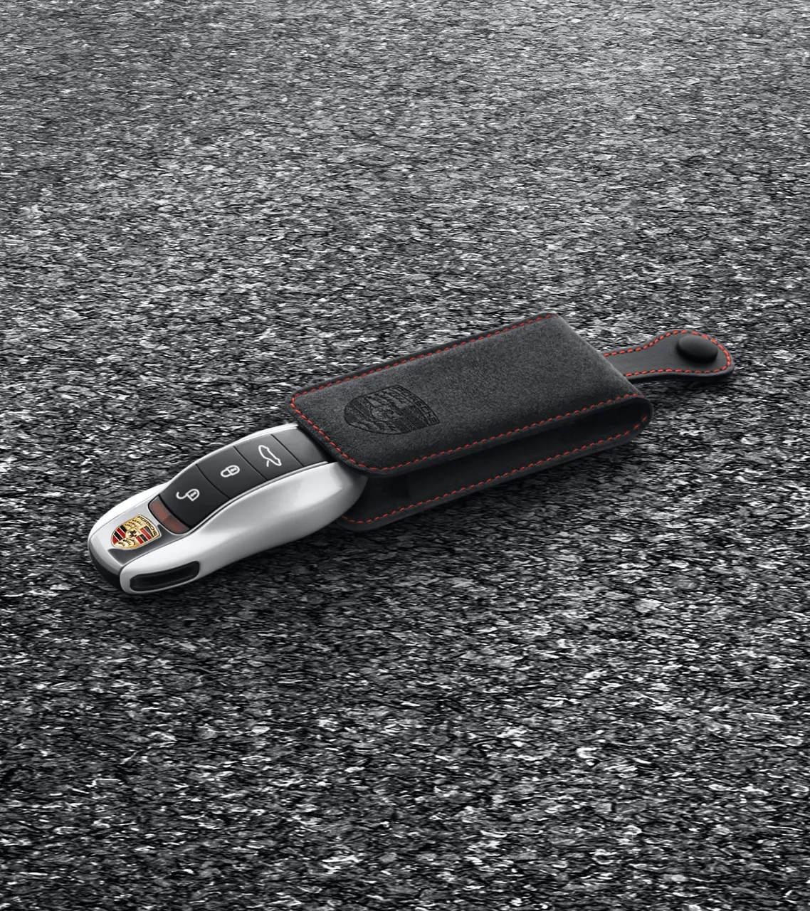 Porsche Key pouch in Alcantara® for 718,911,Panamera,Macan and