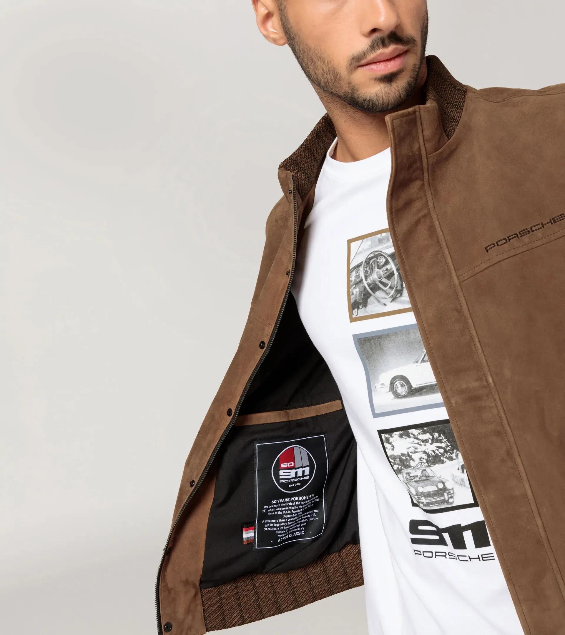 Leather jacket – 60Y Porsche 911 – Limited Edition | PORSCHE
