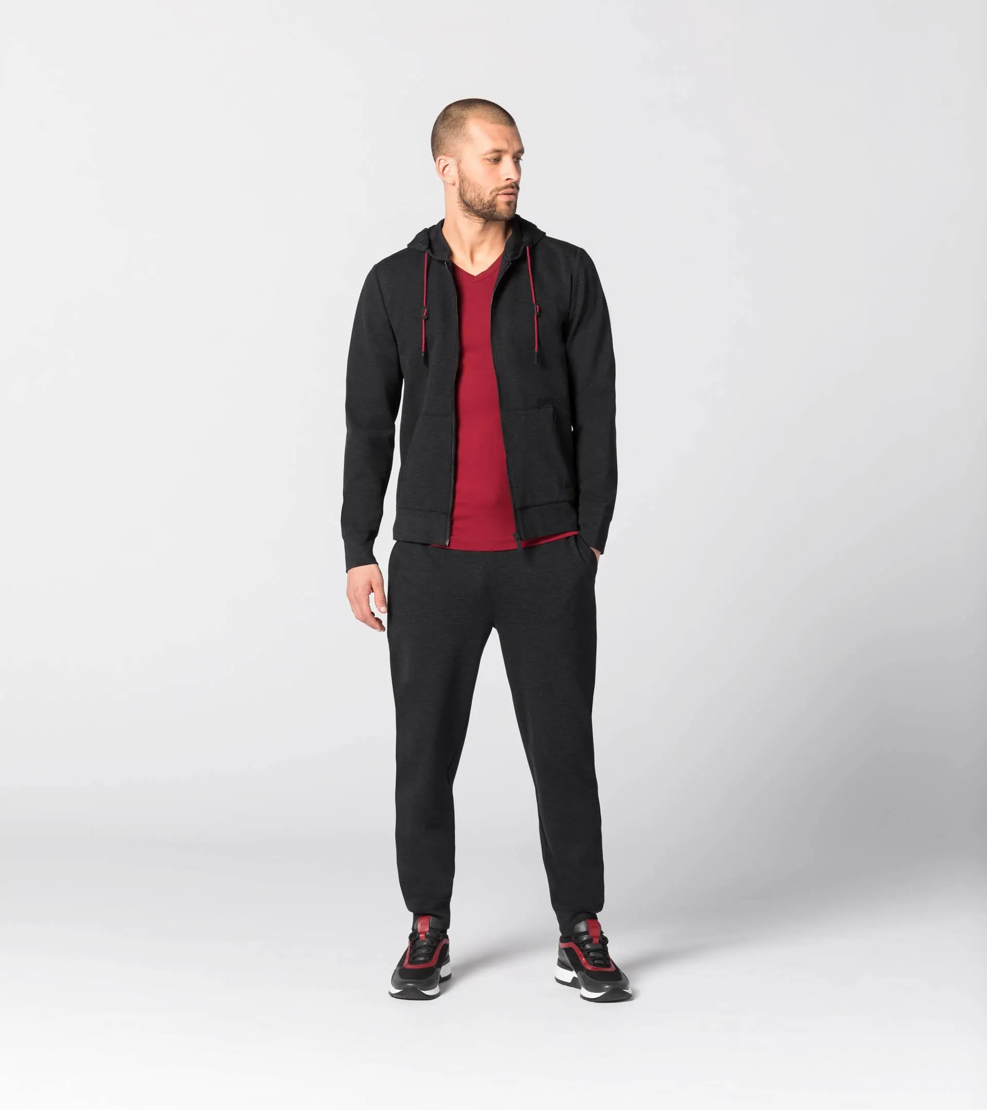 Iconic Zipped Hooded Jacket | PORSCHE SHOP Iconic Zipped Hooded Jacket | PORSCHE SHOP