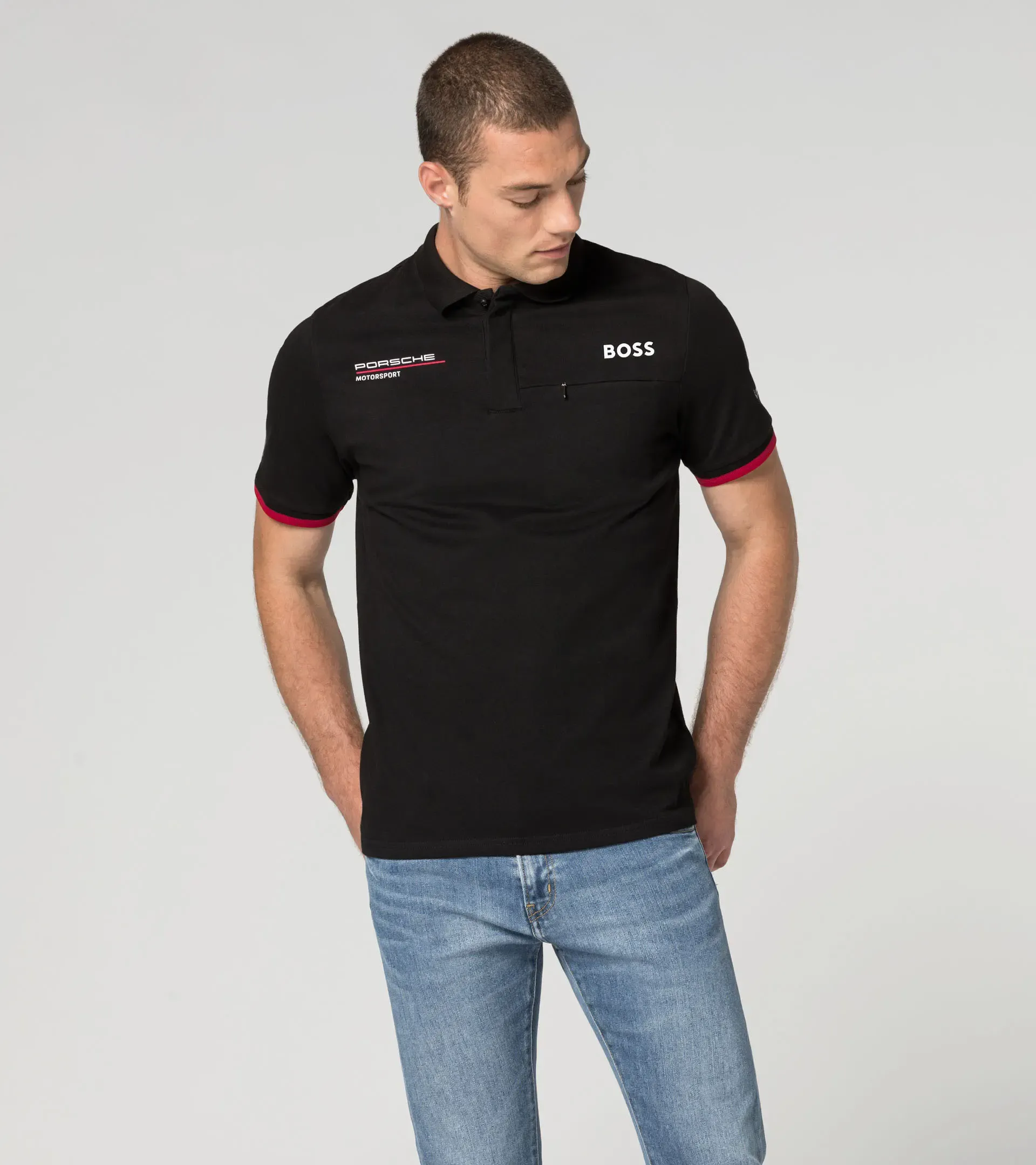 Porsche Motorsport Polo ブラック Motorsport Polo Porsche ブラック