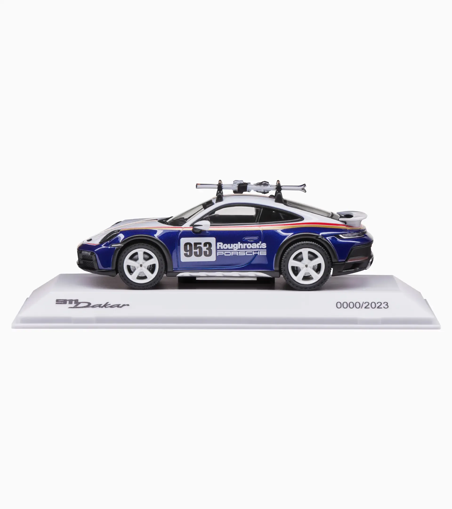 Porsche 911 Dakar (992) with skis – Christmas – Ltd.