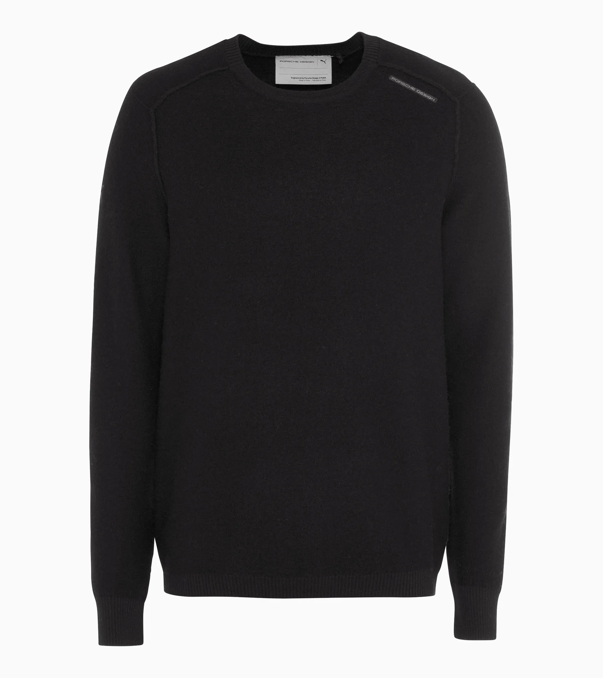Wool crew neck pullover | PORSCHE SHOP