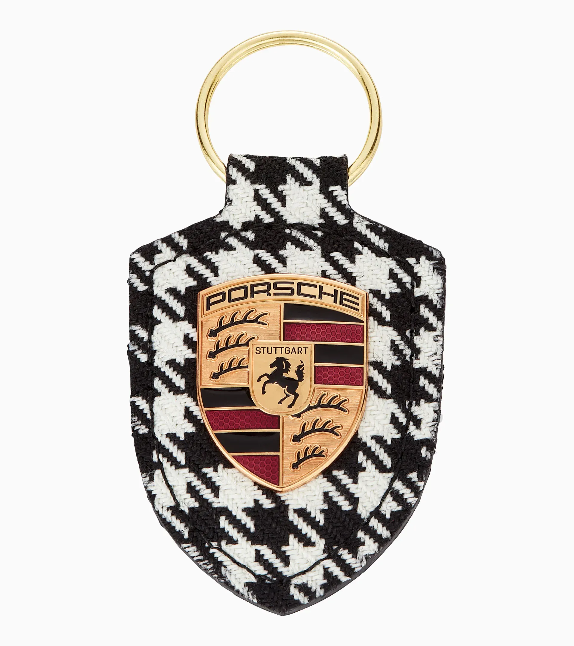 正規品・希少 Porsche ぺピタ キーホルダー Pepita Crest key ring | PORSCHE SHOP