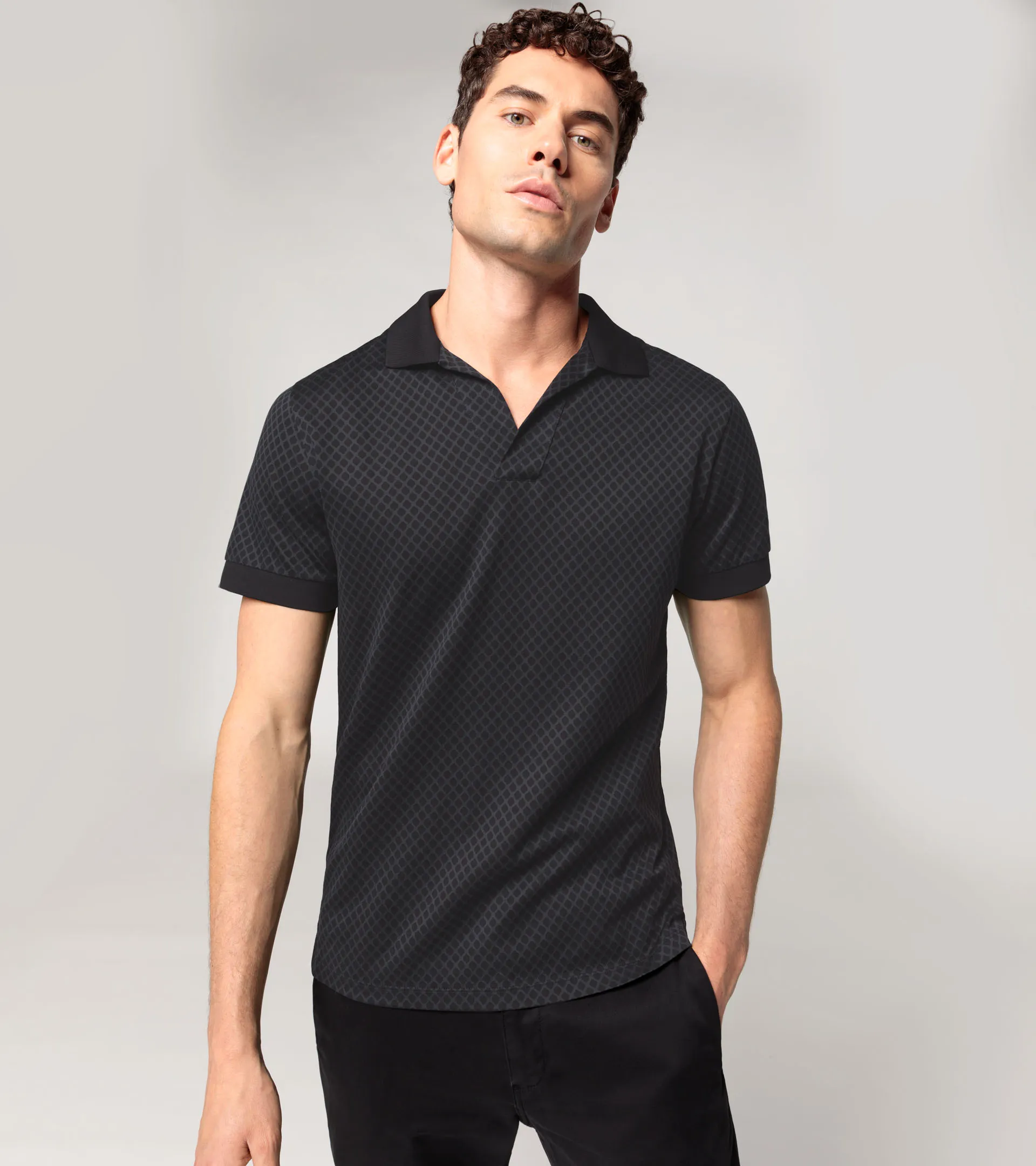2025SS 新作セオリーCap Sleeve Polo Shirt 1200W-6887-LightGrey-0-