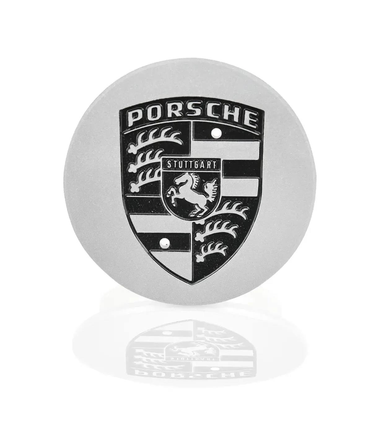 4 center 2024 cap black and silver Porsche 76 mm new