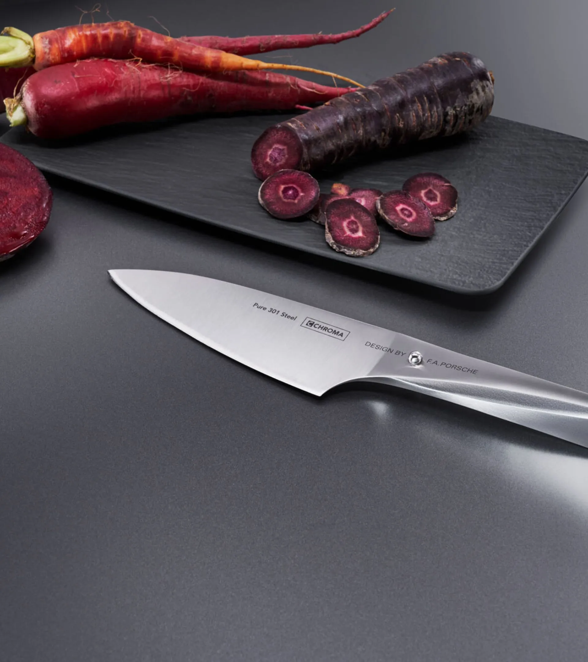 PORSCHE. デザイン　ナイフ Large all-purpose knife P03 | PORSCHE SHOP