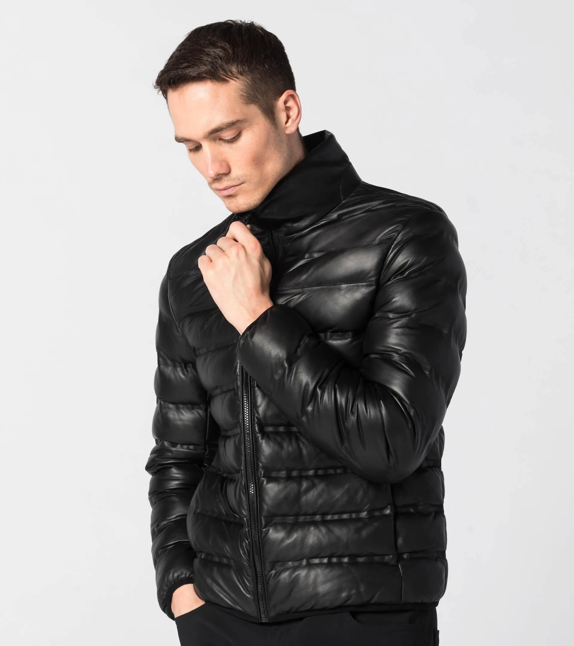 Porsche leather cheap jacket