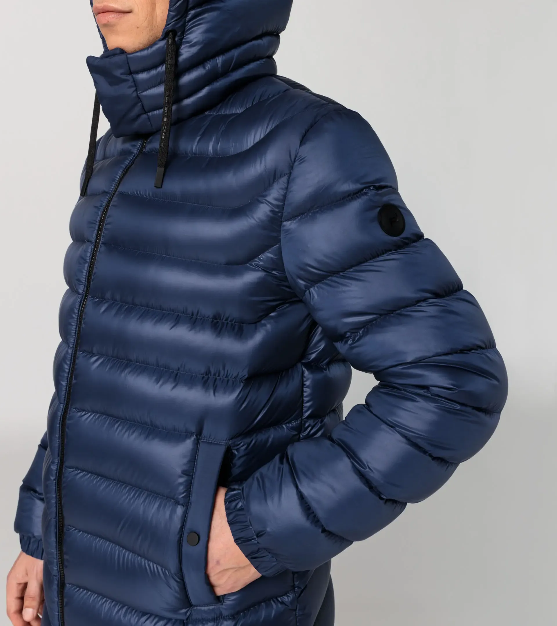 Lightweight puffer parka.