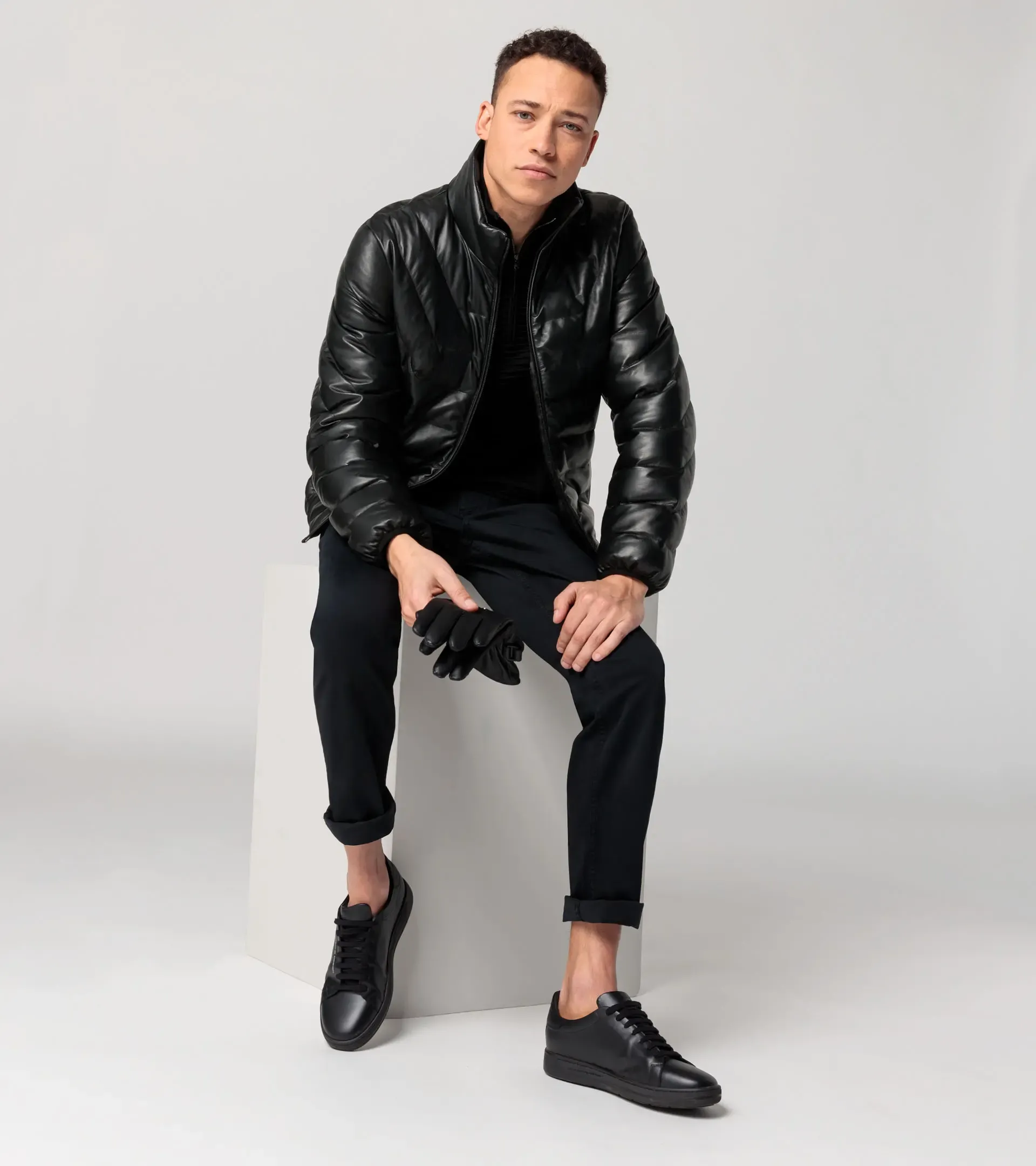 極美品】リーバイス limited leather jacket ブラック