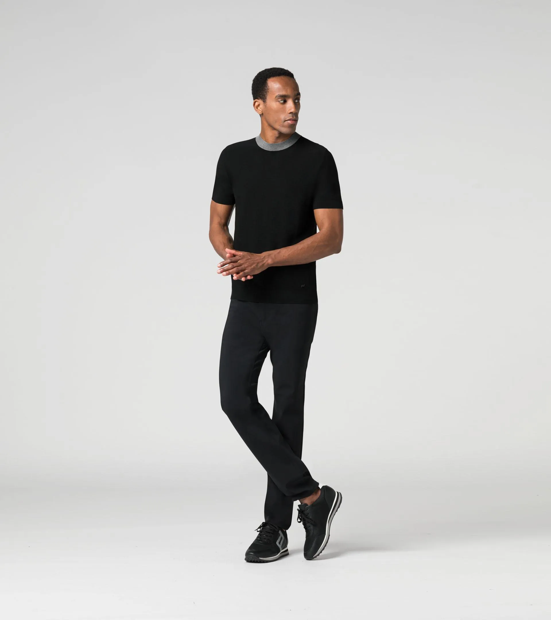Colorblock Knitted T-shirt