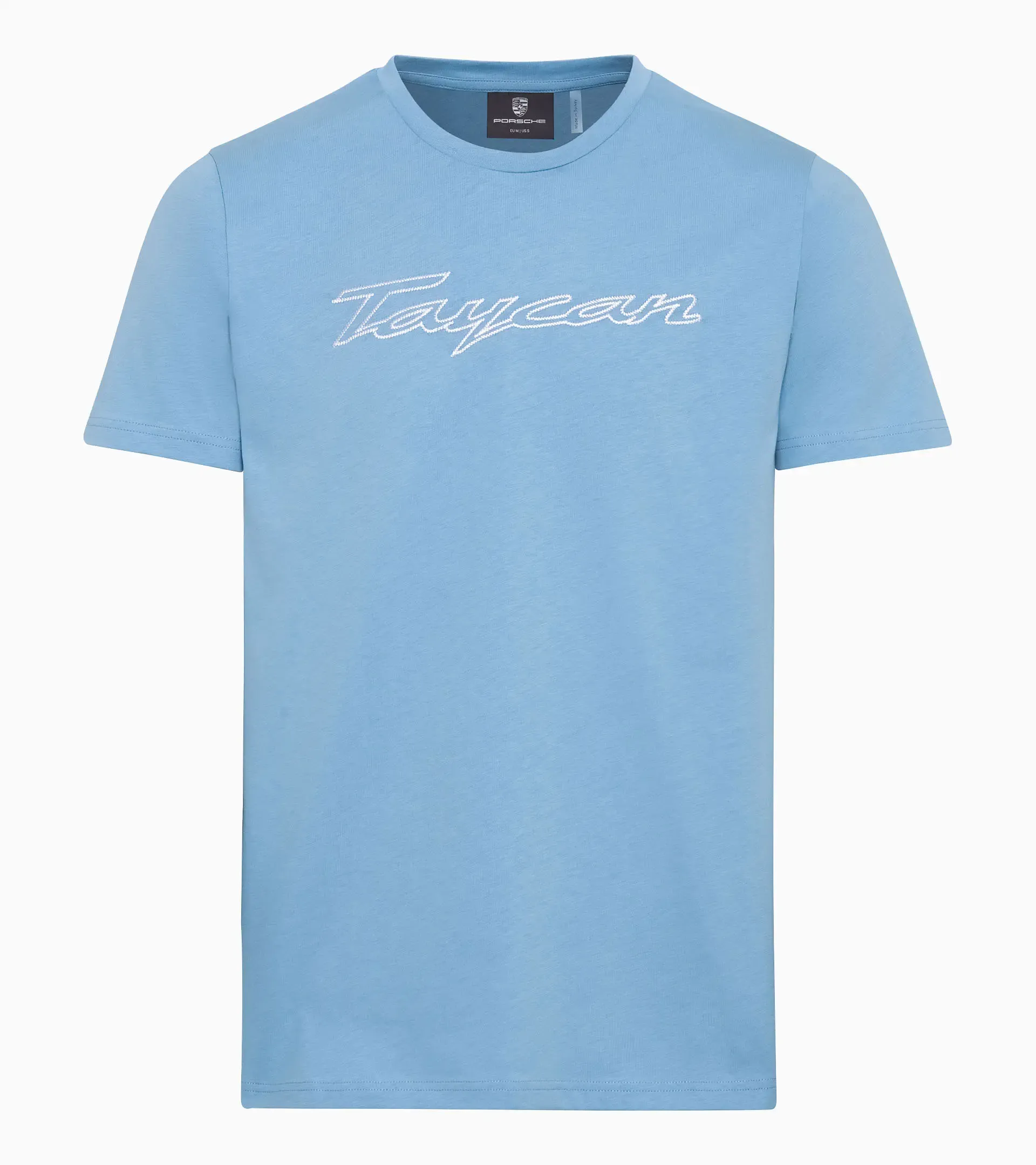 Signature Crew Neck Logo T-Shirt, Blue