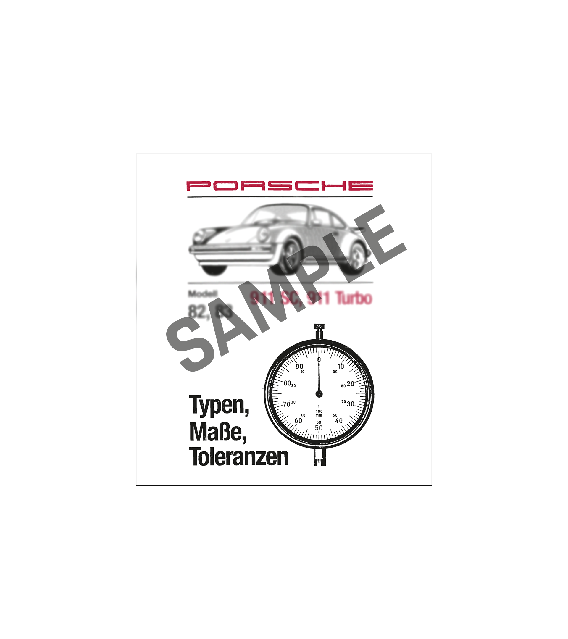 Types, Dimensions, Tolerances 924, 924 Turbo, Carrera | PORSCHE SHOP