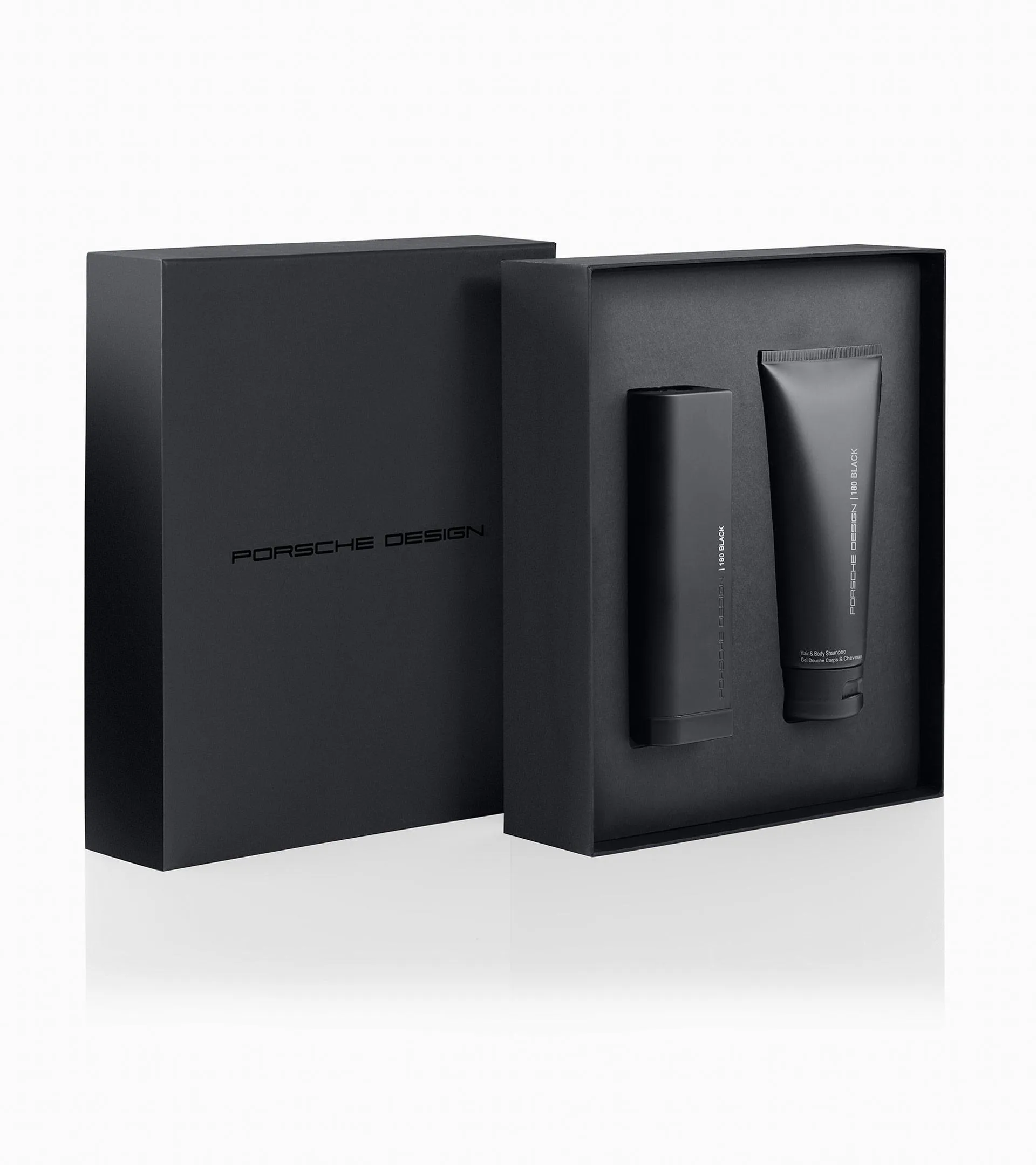 Porsche Design 180 Black Eau de Toilette & Hair & Body Shampoo 