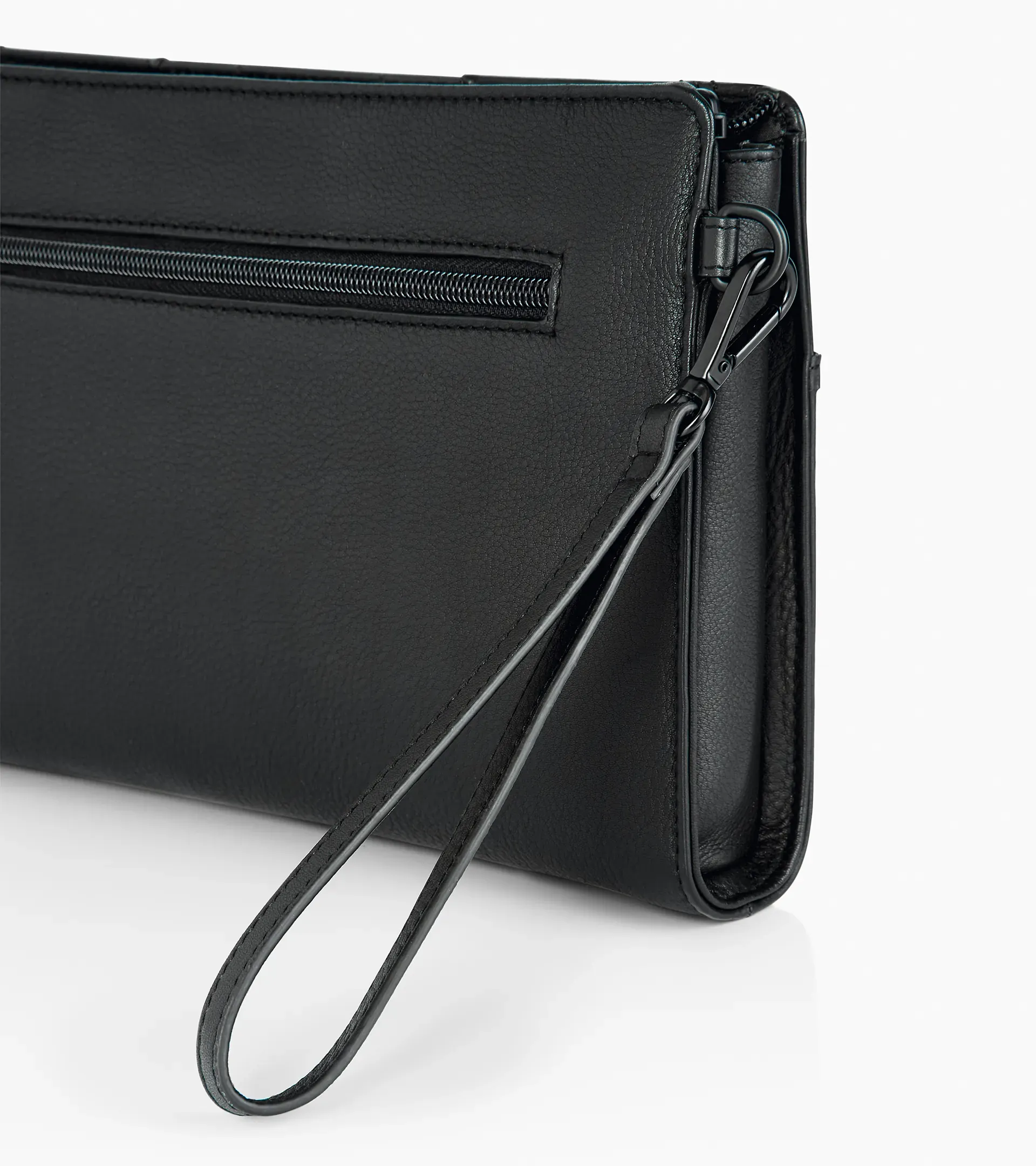 Roadster Leather Clutch Bag Front Pocket | PORSCHE SHOP