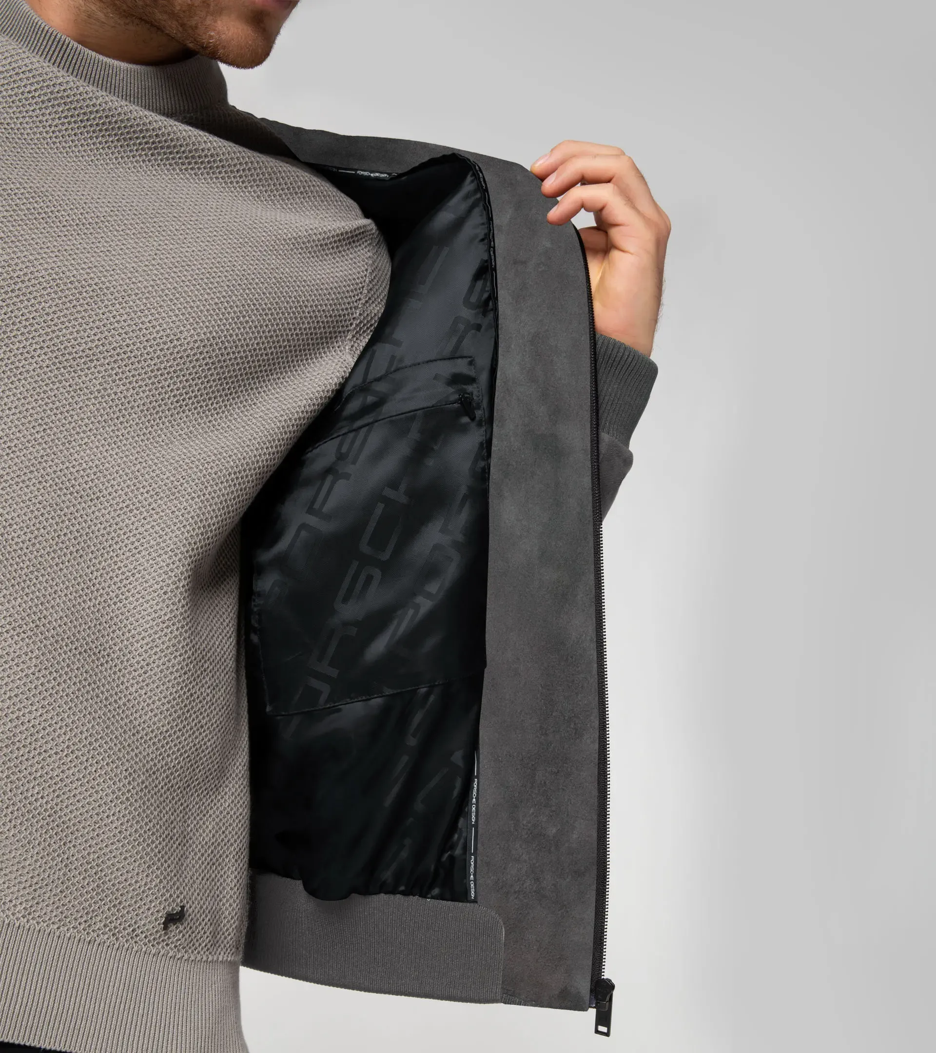 Suede leather jacket | PORSCHE SHOP