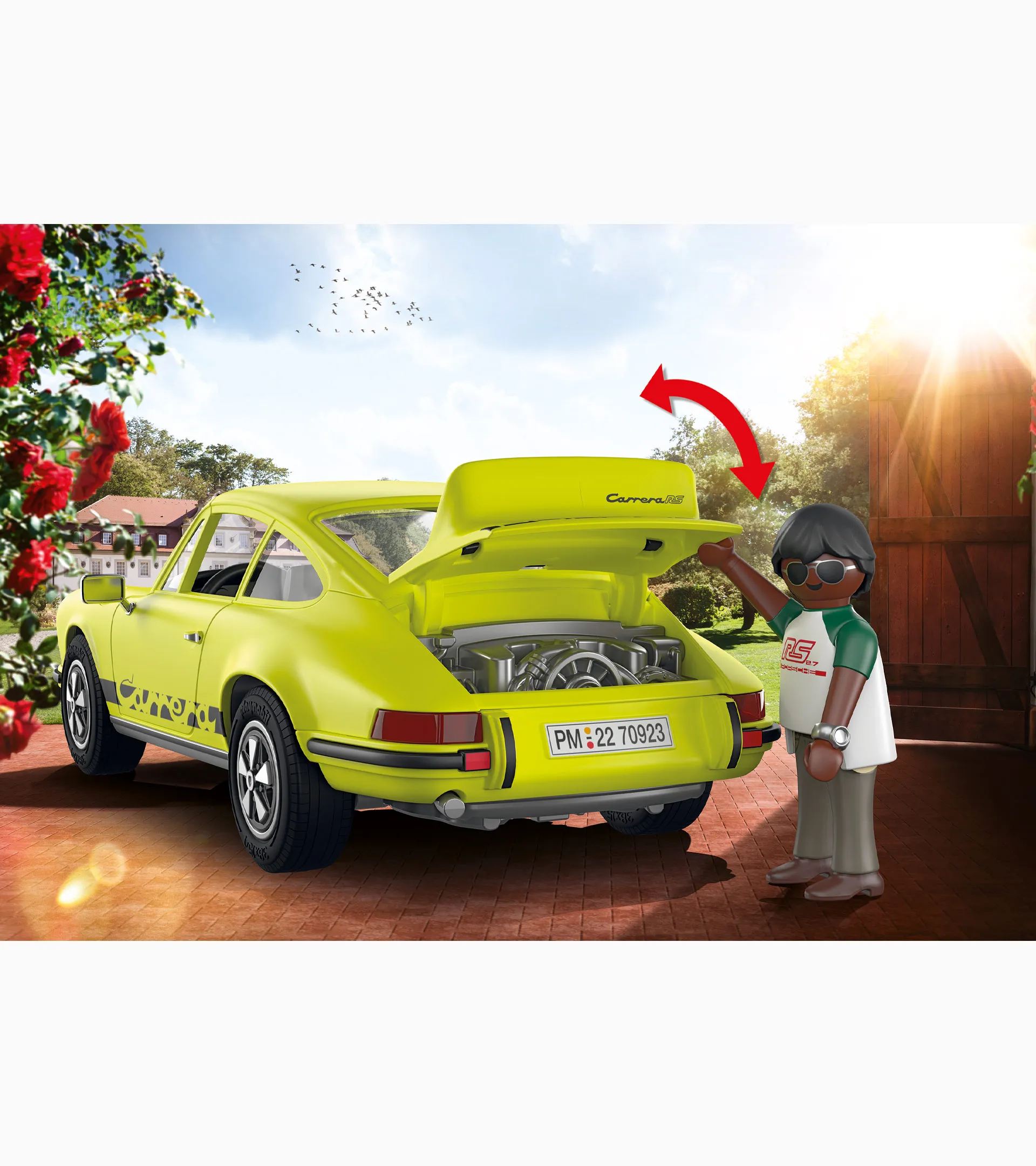 The Porsche 911 Carrera RS 2.7 joins Playmobil's Classic Car line