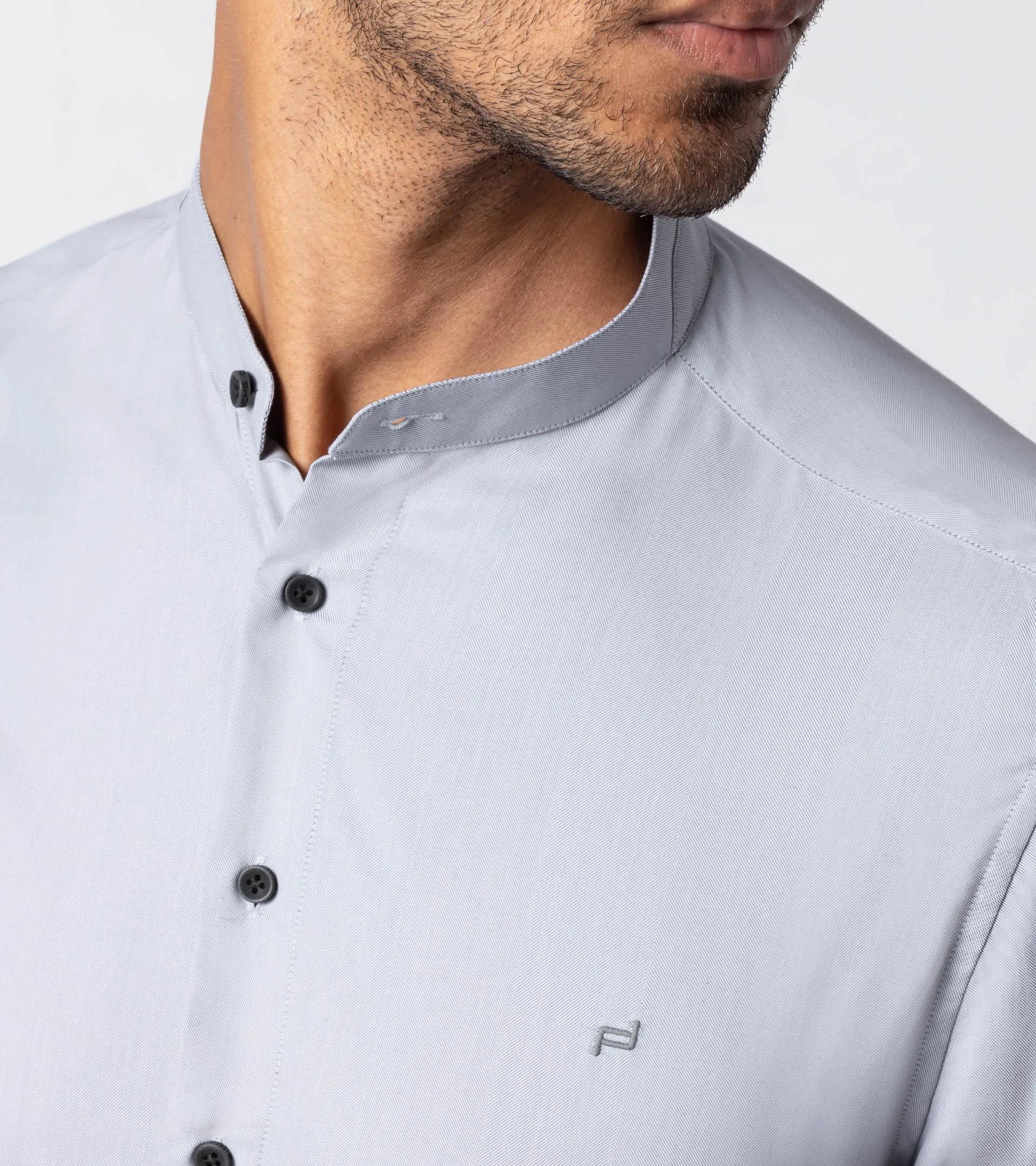 Sustainable Stand Collar Shirt