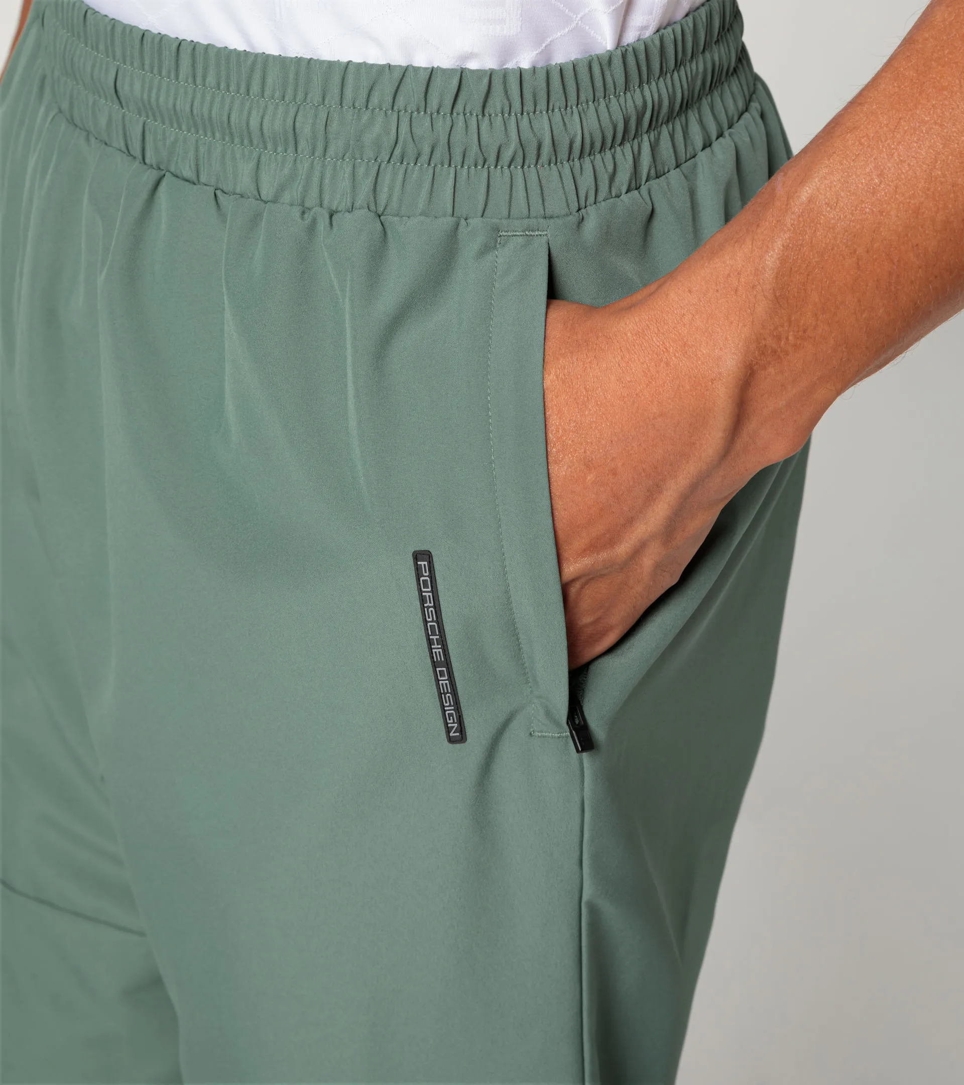Woven tech trousers