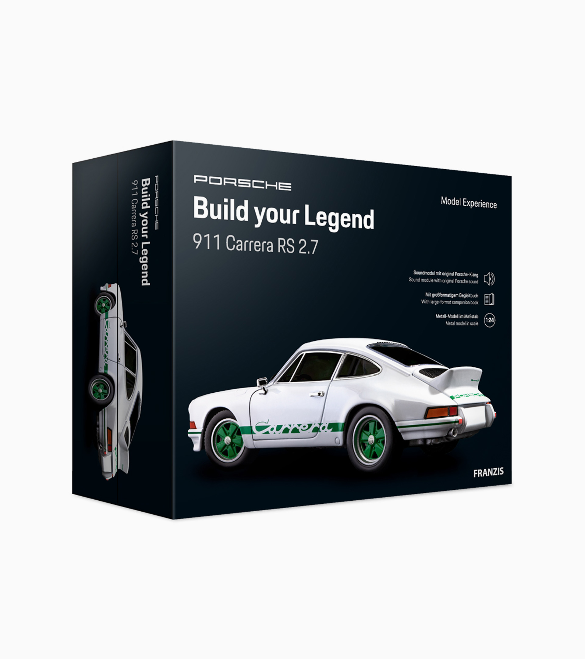 Maquette Porsche 911 Carrera RS 2.7 Build your Legend PORSCHE SHOP