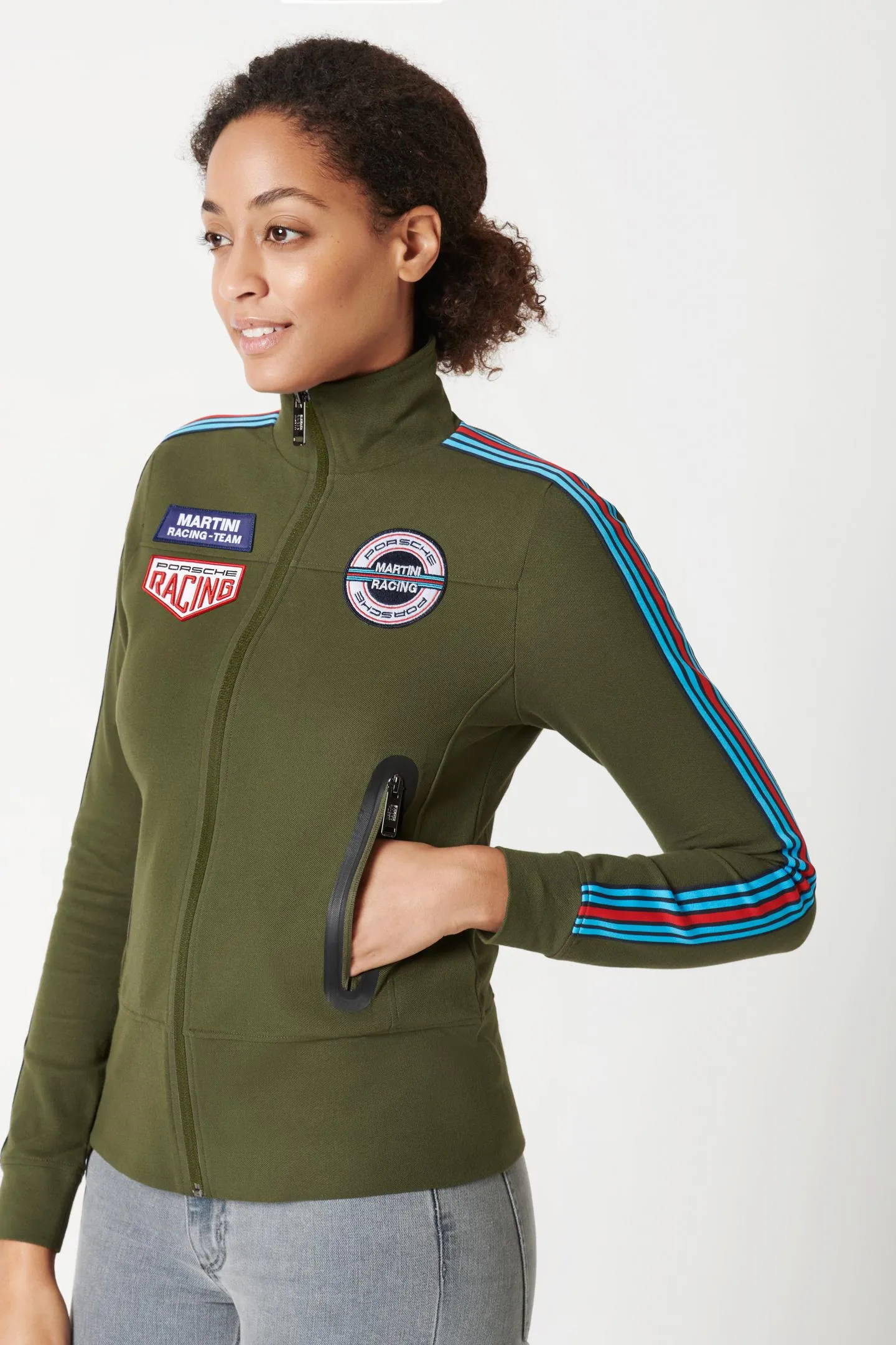 Women's zip-up sweatshirt jacket – MARTINI RACING®