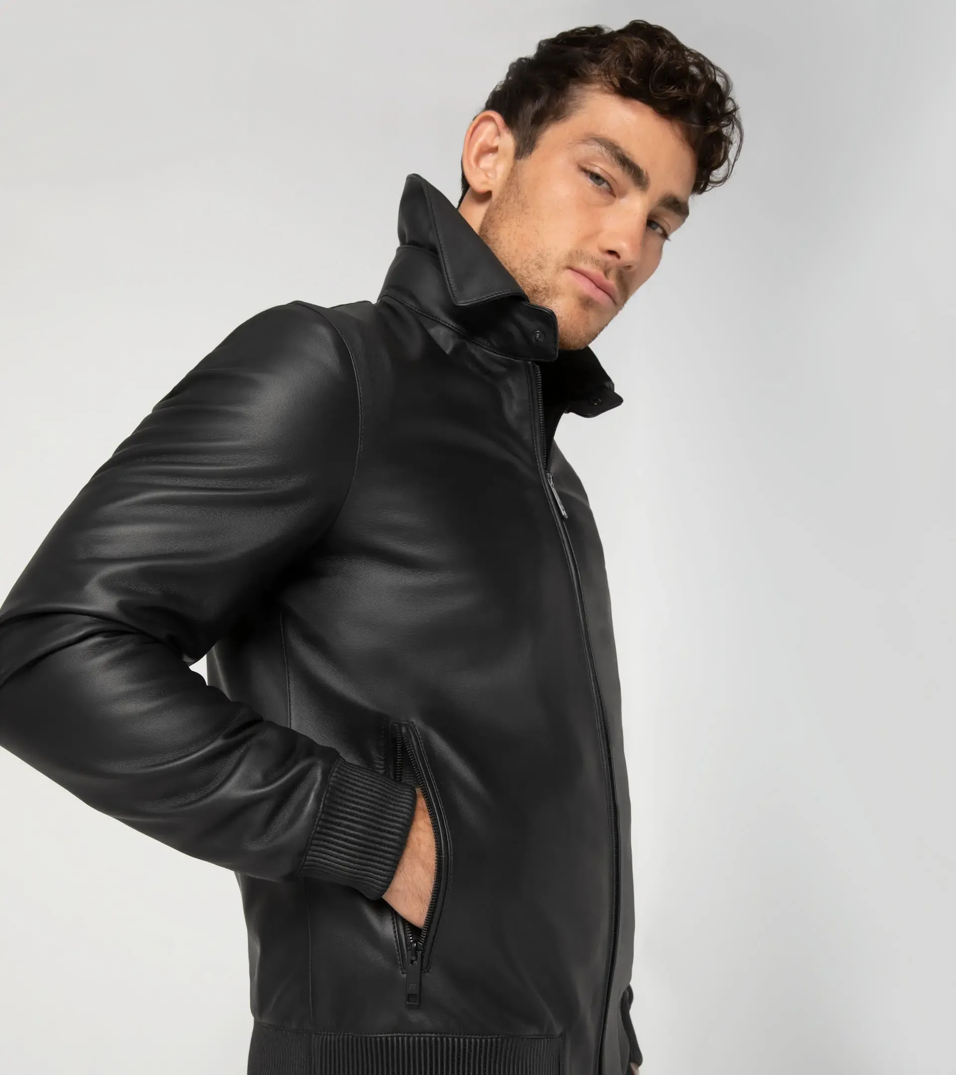 Cabrio leather jacket