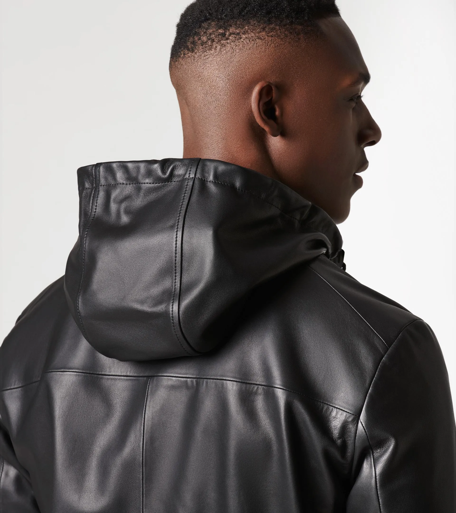 Hooded Leather Bomber | PORSCHE SHOP Hooded Leather Bomber | PORSCHE SHOP