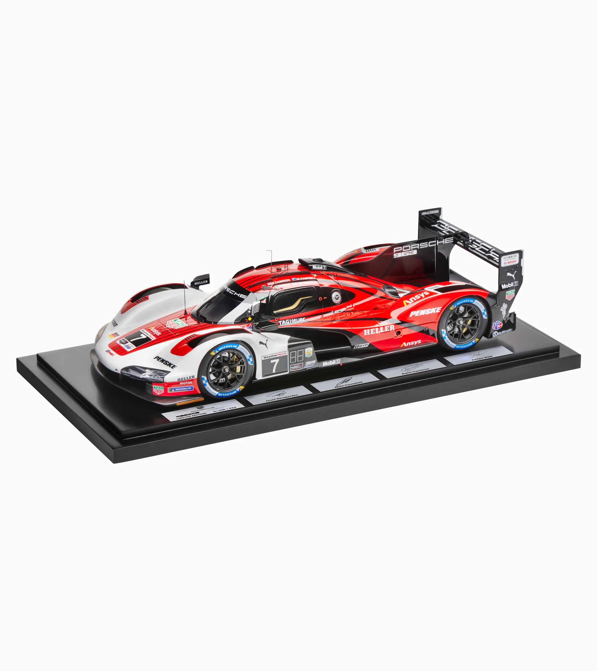 PUSH レッド シルバー Porsche 963 – Limited Edition | PORSCHE SHOP