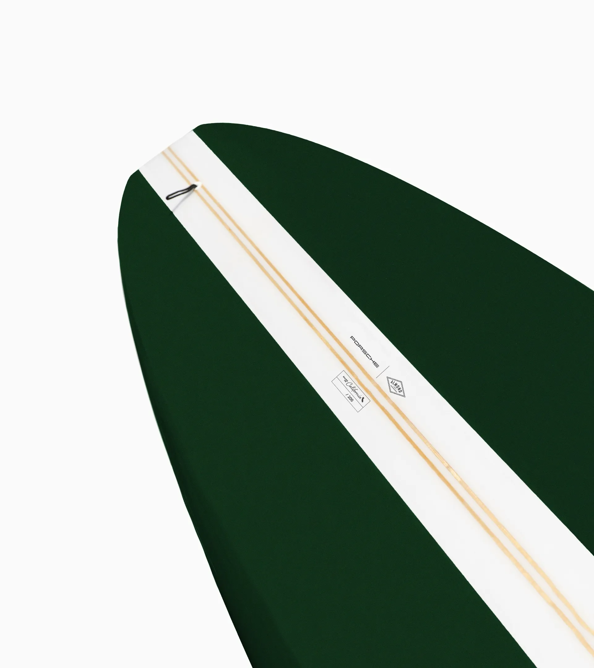 Custom-made Porsche x Almond The Surf Thumb Surfboard (9' 11")