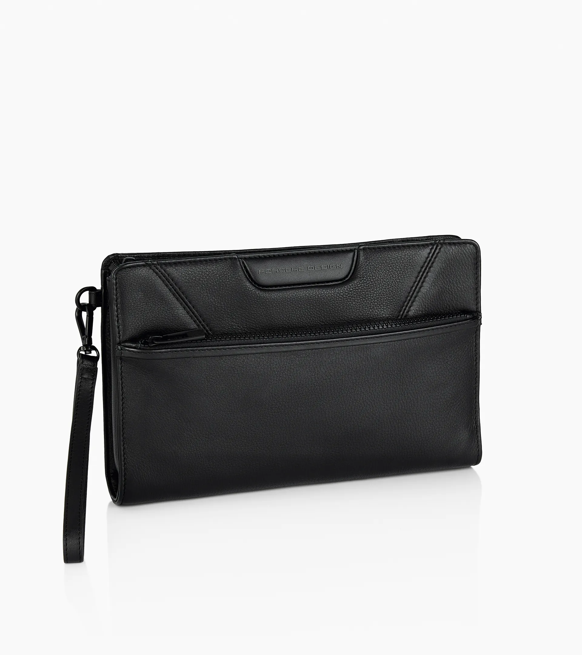 Roadster Leather Clutch Bag Front Pocket | PORSCHE SHOP
