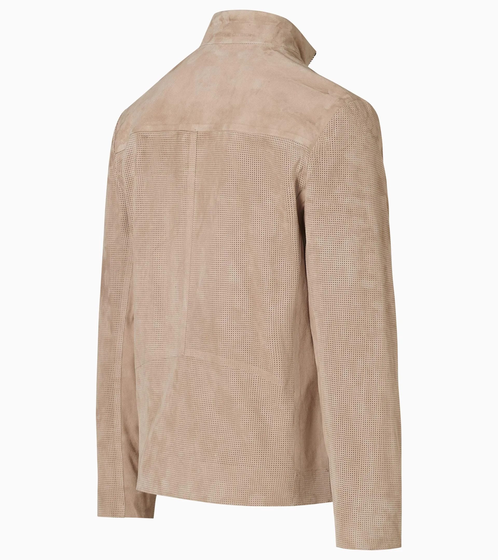 Perforated Goat Suede Leather Jacket | PORSCHE SHOP