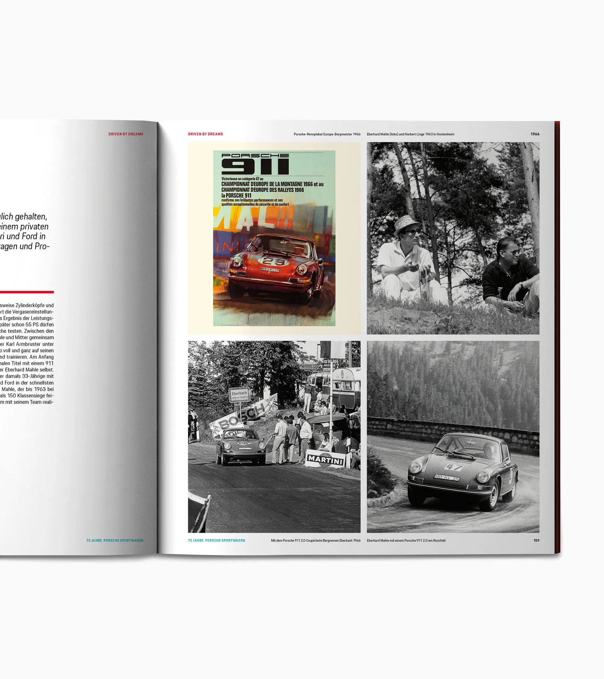 Book 'Driven by Dreams - 75 years of Porsche sports cars' book