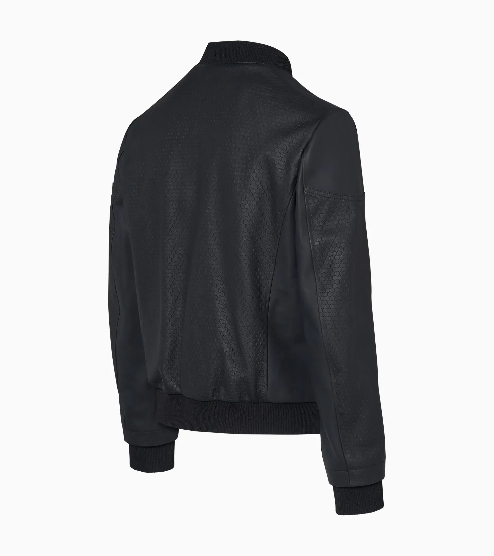 Titan Structured Leather Bomber | PORSCHE SHOP