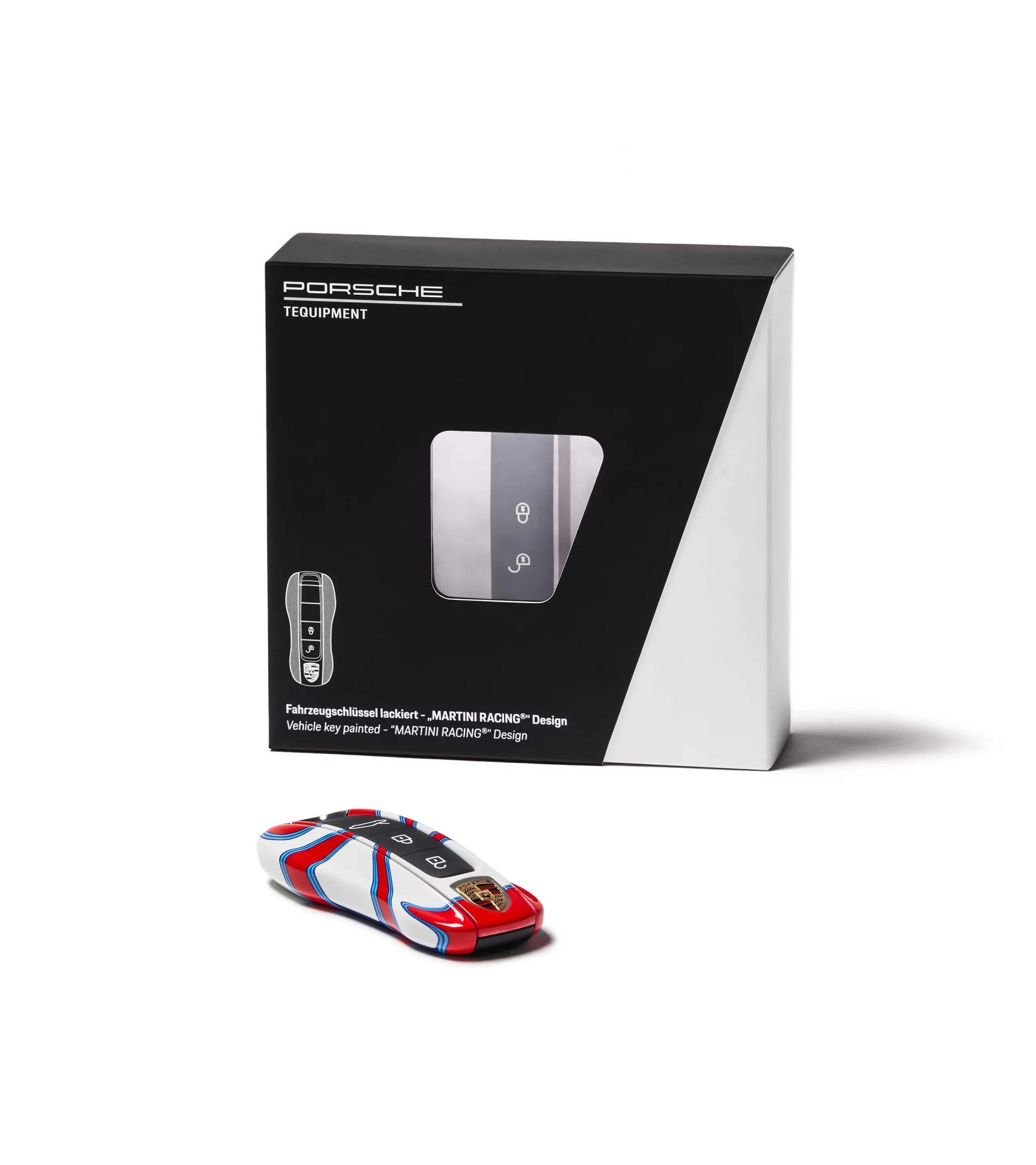 Fahrzeugschlüssel Seitenwangen im MARTINI RACING® Design | PORSCHE  