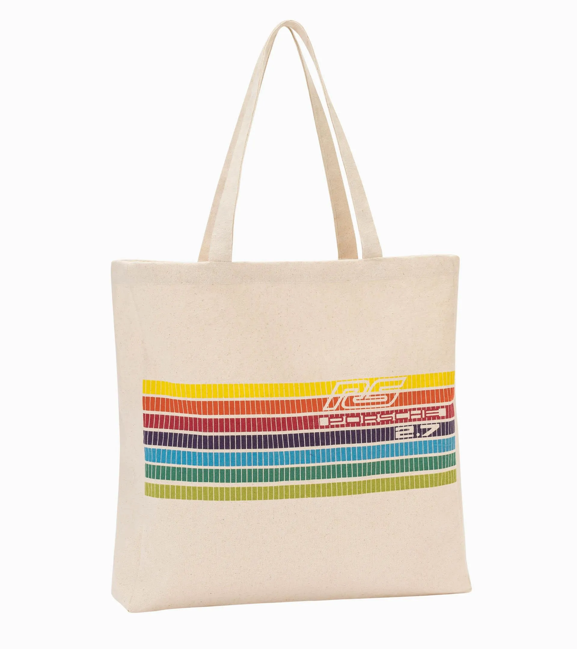 FACADE PATTERN ★ Canvas Shopper Bag 2 colors Advertising Heavy Cotton Canvas Two Tone Zippered Tote Bags