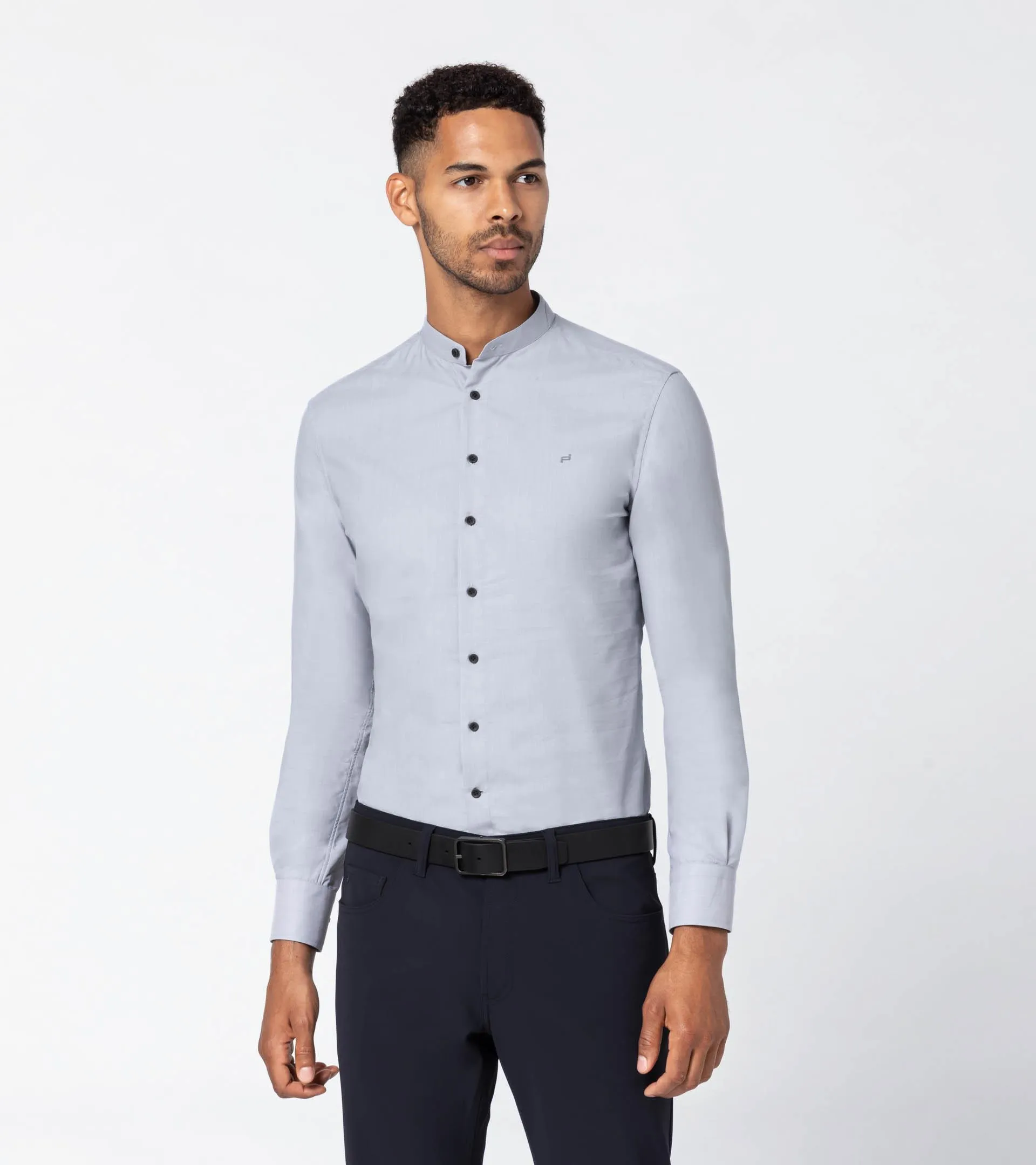 Sustainable Stand Collar Shirt