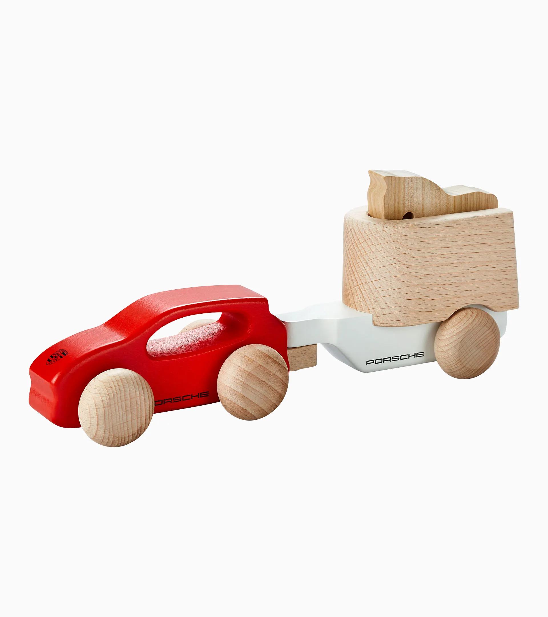 Cayenne Wooden Car with Horse Trailer | PORSCHE SHOP