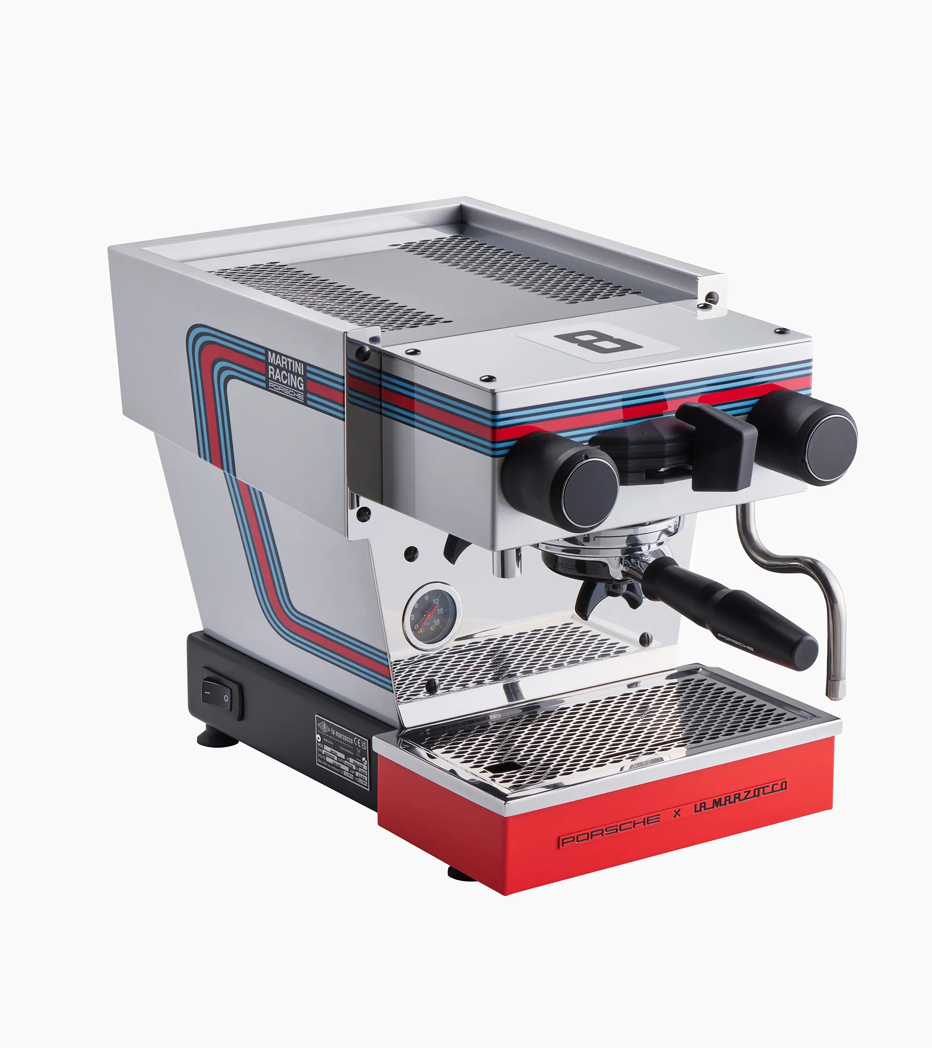 Porsche x La Marzocco Linea Micra Espresso Machine MARTINI RACING Limited Edition PORSCHE SHOP