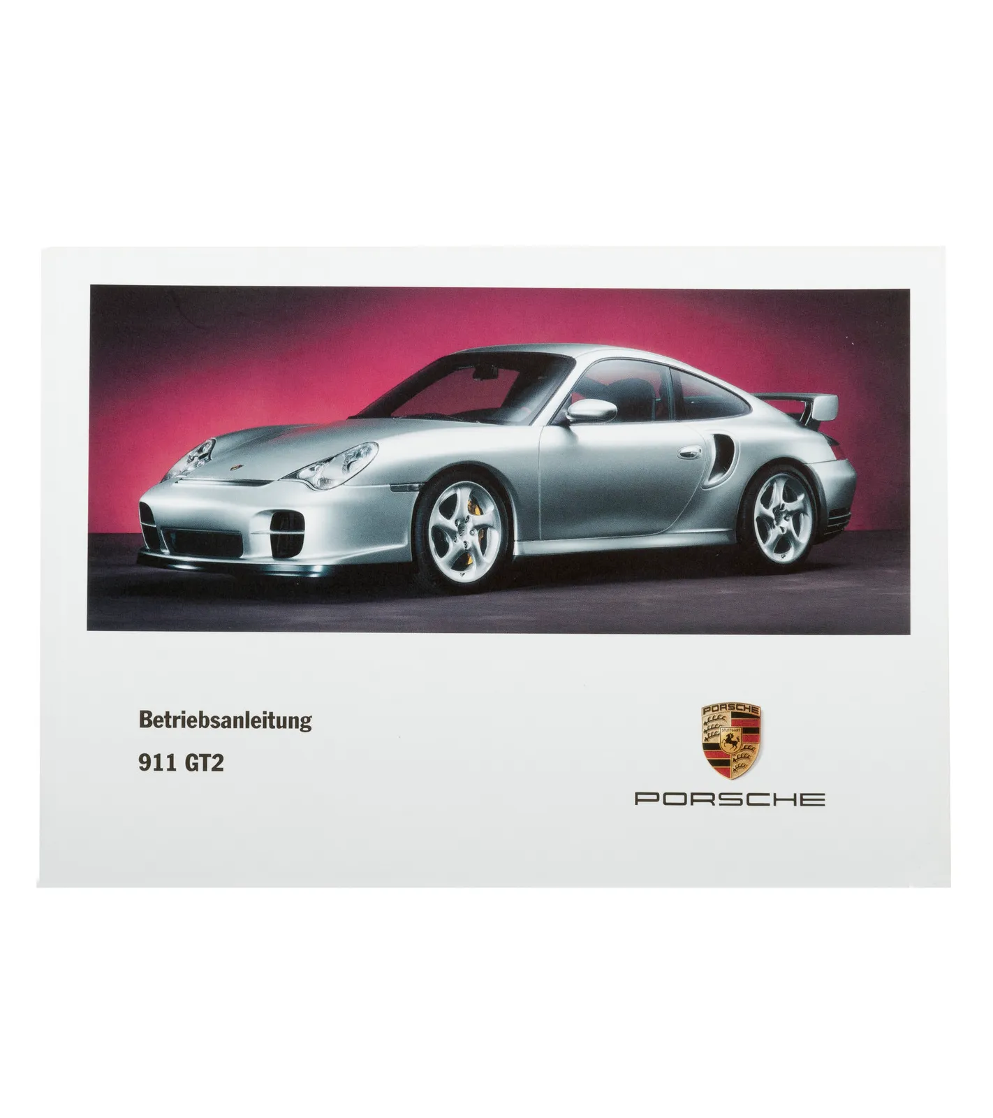 Driver's manual 911 GT2 (996) | PORSCHE SHOP