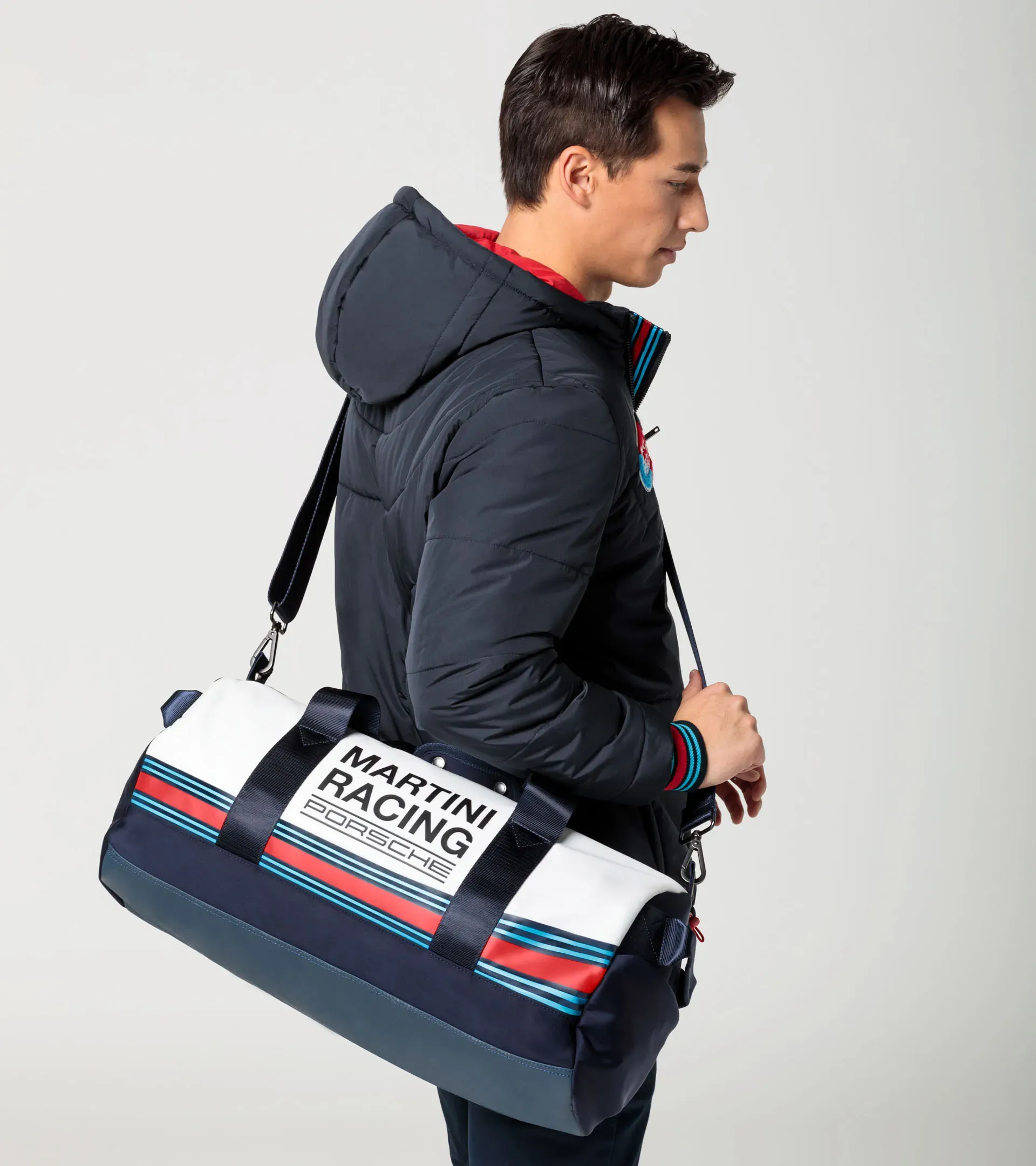 ポルシェMartiniトートバッグ Shopper Tote Bag – MARTINI RACING : Suncoast Porsche Parts