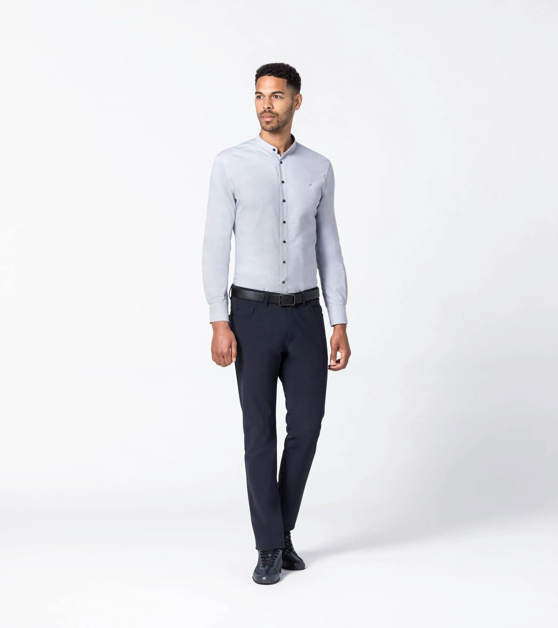 Sustainable Stand Collar Shirt