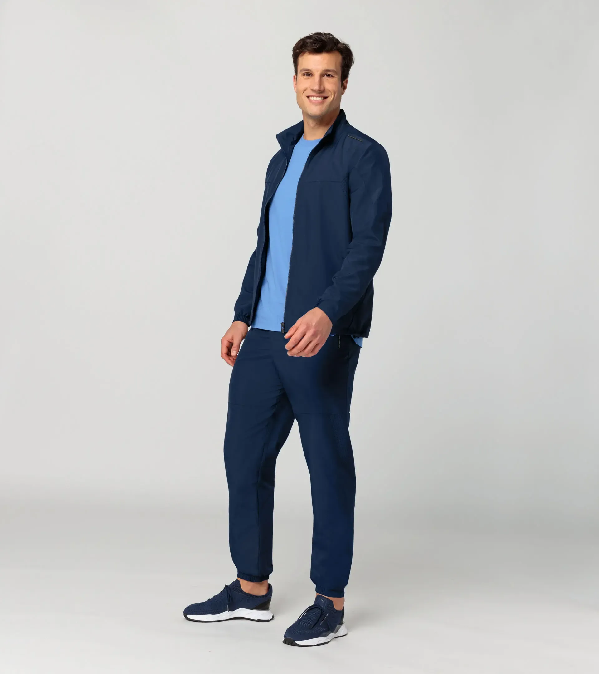 Woven tech jacket