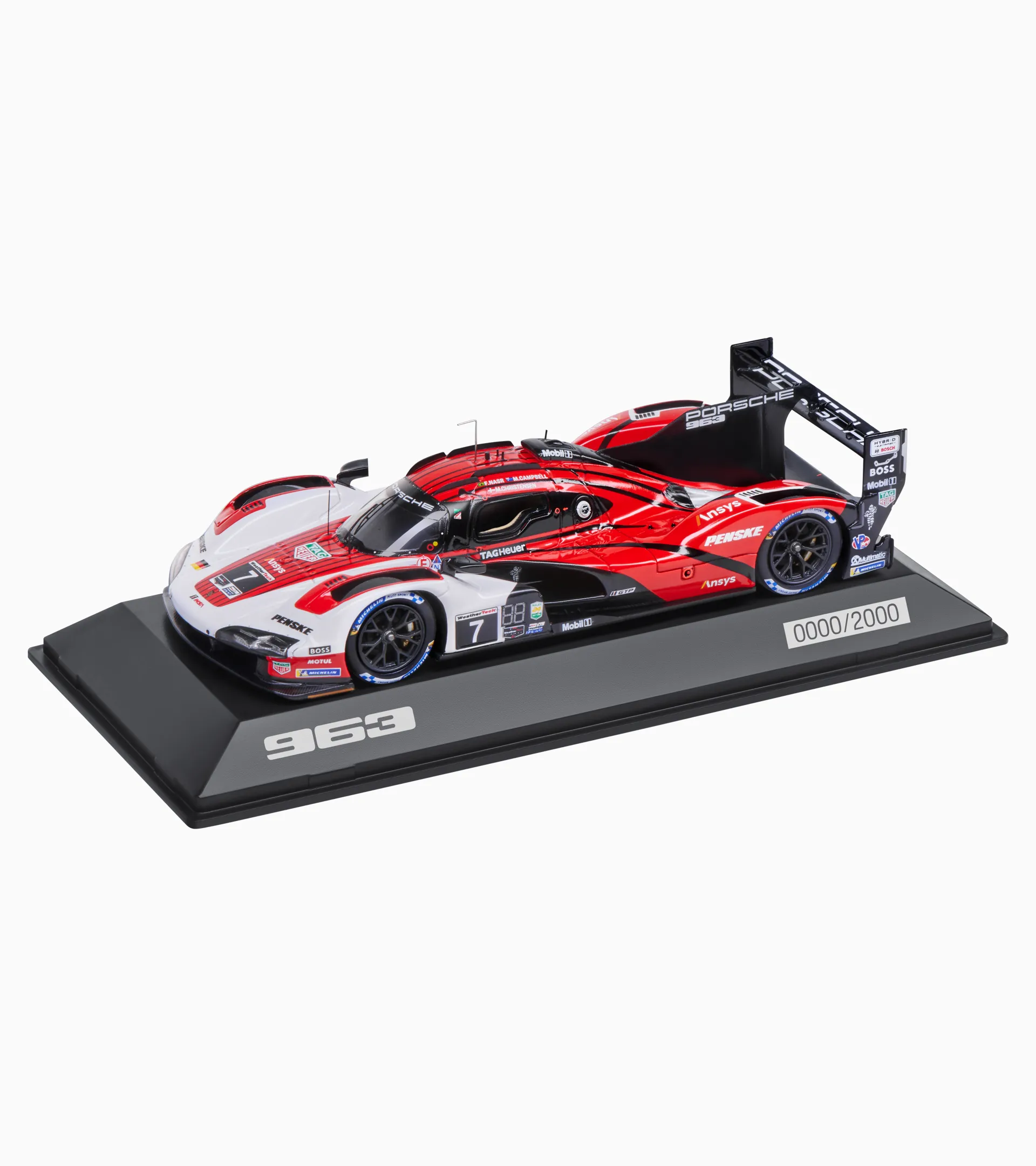 超歓迎 Daytona 24h 963 Porsche 2023 SHOP PORSCHE | Ltd. – #7 ミニカー