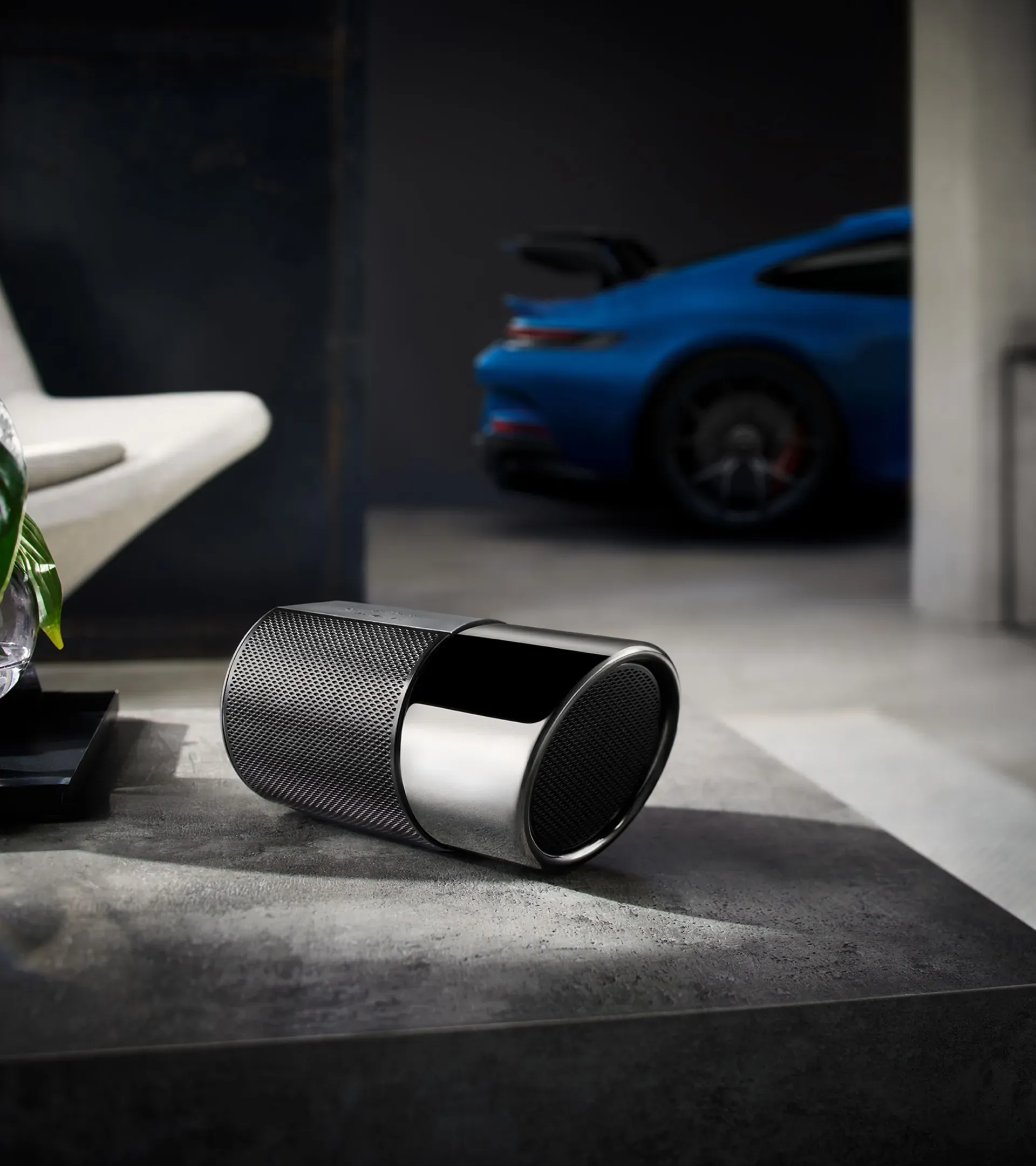 レア‼︎ Porsche GT3 ワイヤレススピーカー BNIB Porsche Design 911 GT3 Tailpipe Speaker Premium High-End