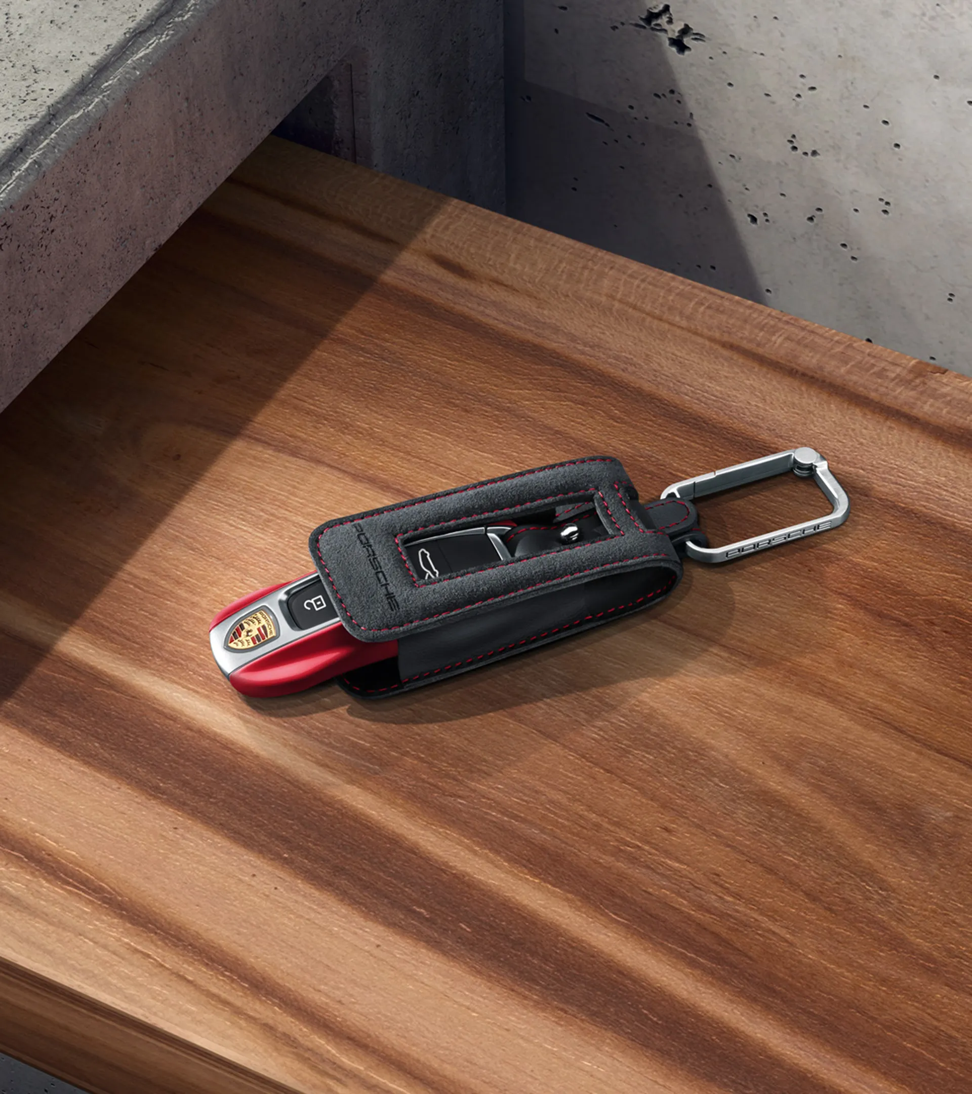 Coque Clé Porsche Tecart Coque Clé Porsche - Étui Protection Alliage Zinc & Cuir Pour Cayenne, 911, Panamera, Taycan Protection Clé Porsche