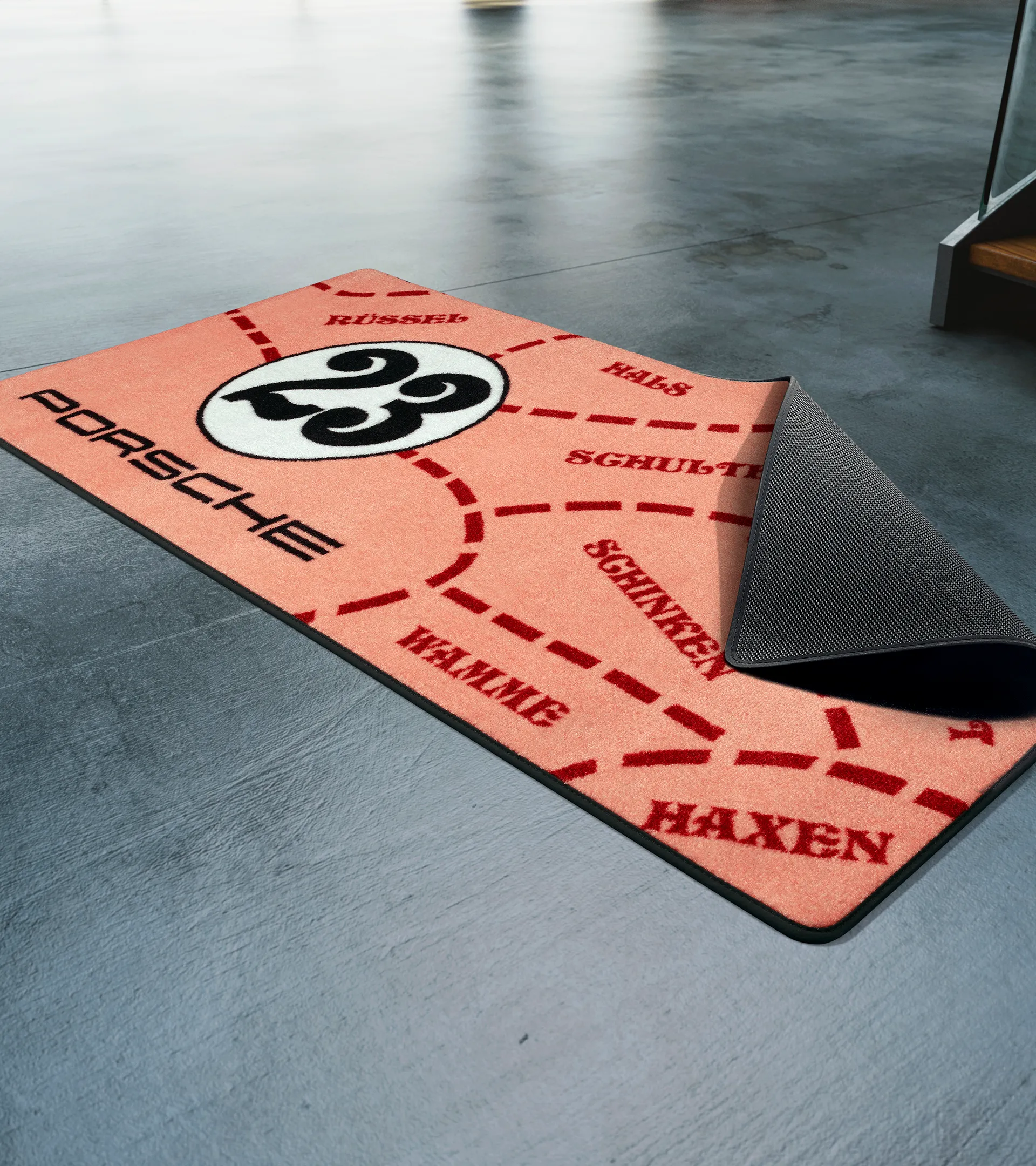 Porsche 917 Sau Design Garage Mat