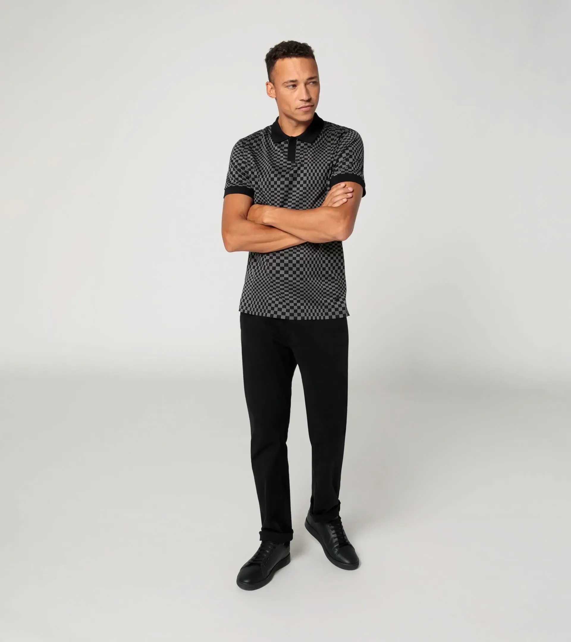 soyy. Almond Poloブラック soyy. Almond Poloブラック Almond Polo (3color) – soyy.online